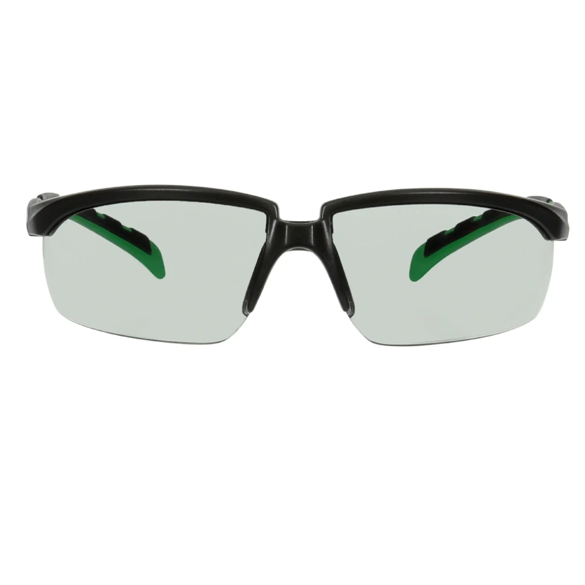 3M Solus 2000 Series, S2017AS-BLK, Black/Green Temples, IR 1.7 Gray
Anti-Scratch lens, 20ea/csÂ