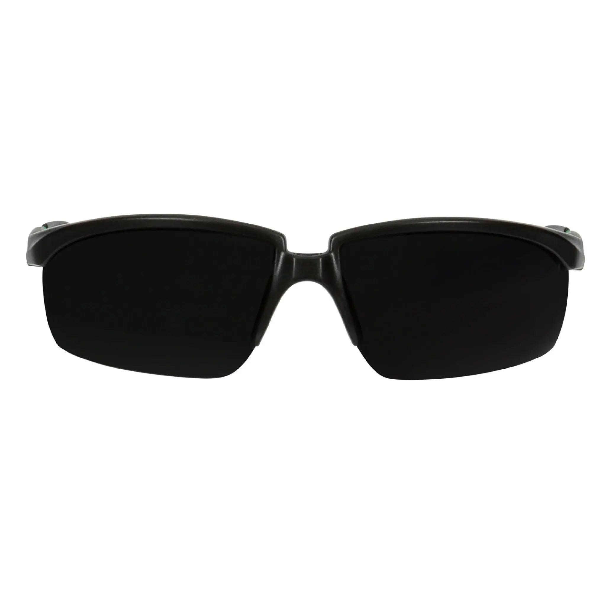 3M Solus 2000 Series, S2050AS-BLK, Black/Green Temples, IR 5.0 Gray Anti-Scratch lens, 20ea/cs