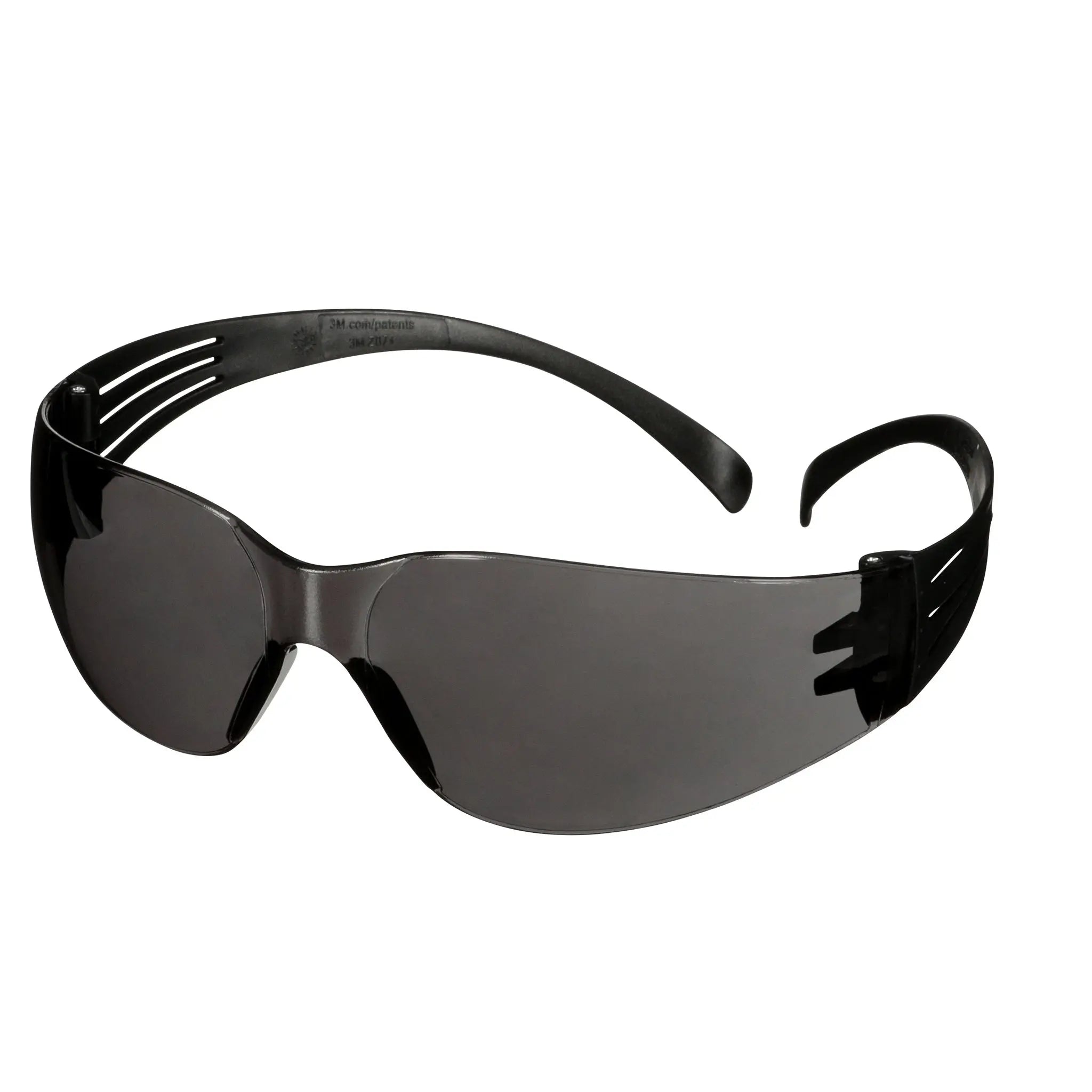 3M SecureFit 100 Series SF102AF-BLK, Black Temples, Gray Anti-Fog/Anti-Scratch Lens, 20 ea/Case