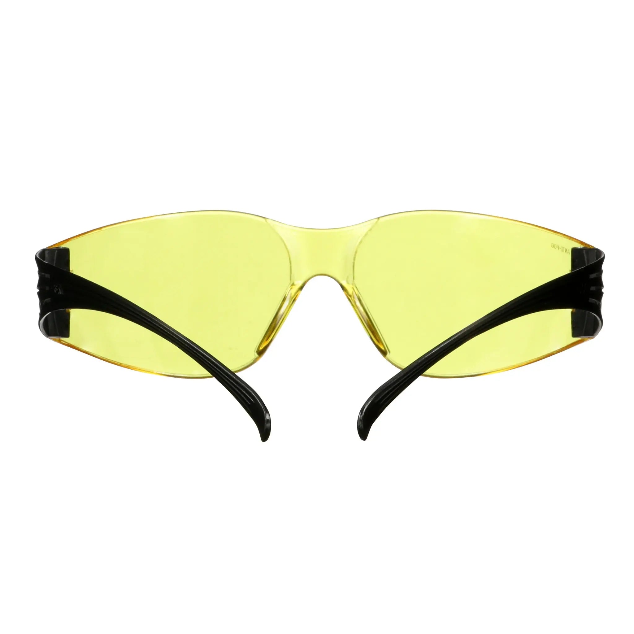 3M SecureFit 100 Series SF103AF-BLK, Black Temples, Amber Anti-Fog/Anti-Scratch Lens, 20 ea/Case