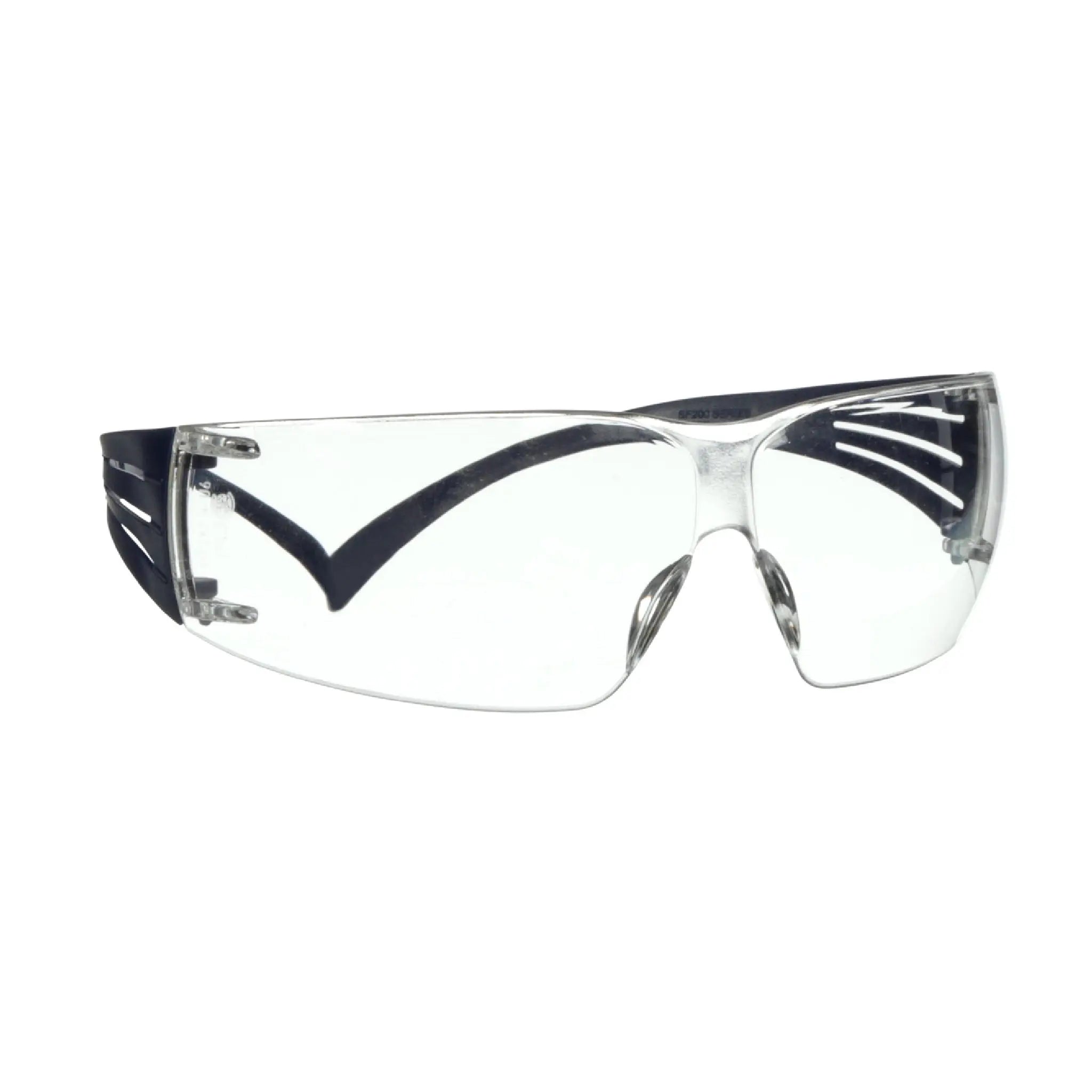 3M SecureFit 200 Series SF201SGAF-BLU, Blue Temples, Clear Scotchgard Anti-Fog Lens, 20 ea/Case