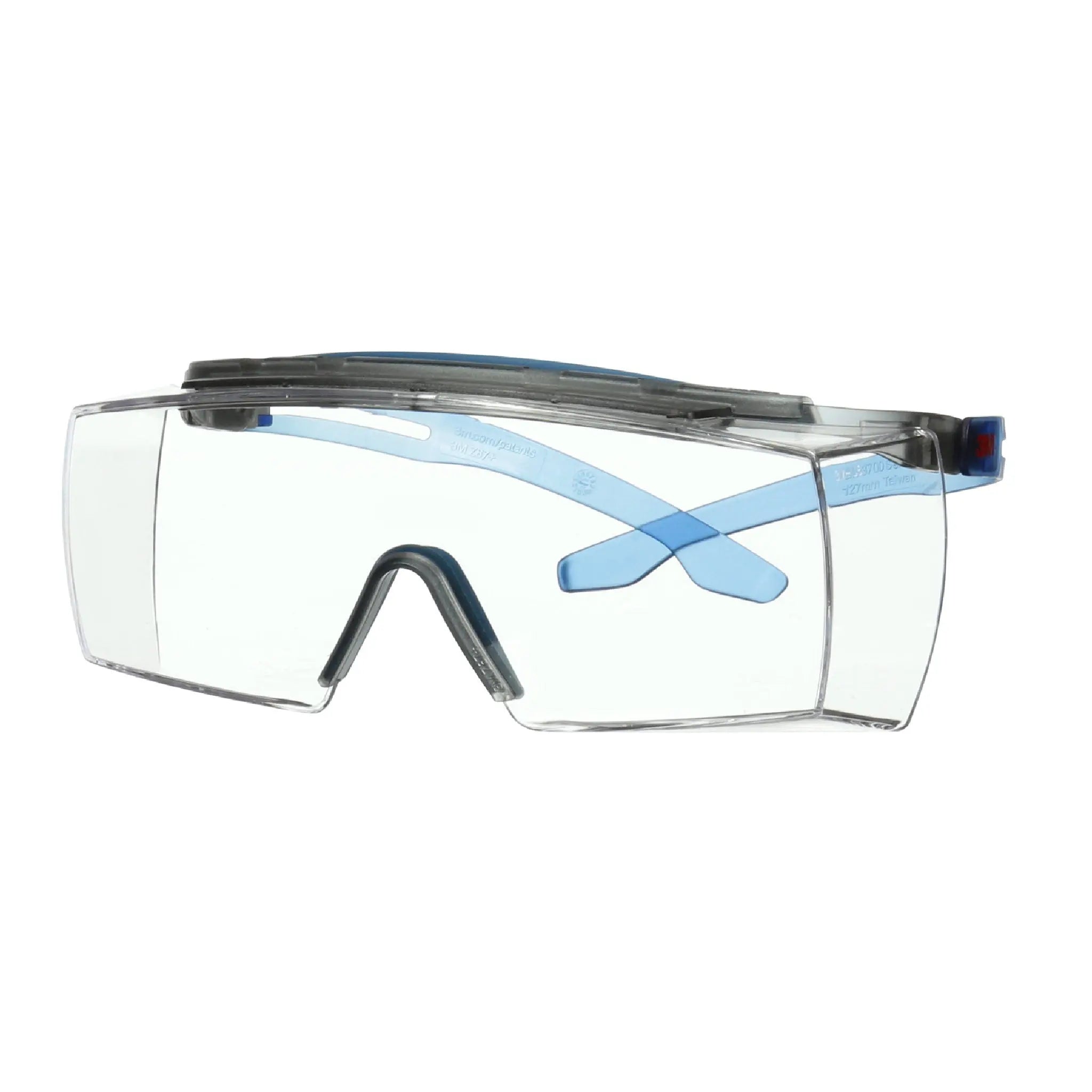 3M SecureFit 3700 Series, SF3701XAS-BLU, Blue Temple, Browguard, Clear
OTG Anti-scratch lens, 10 per case