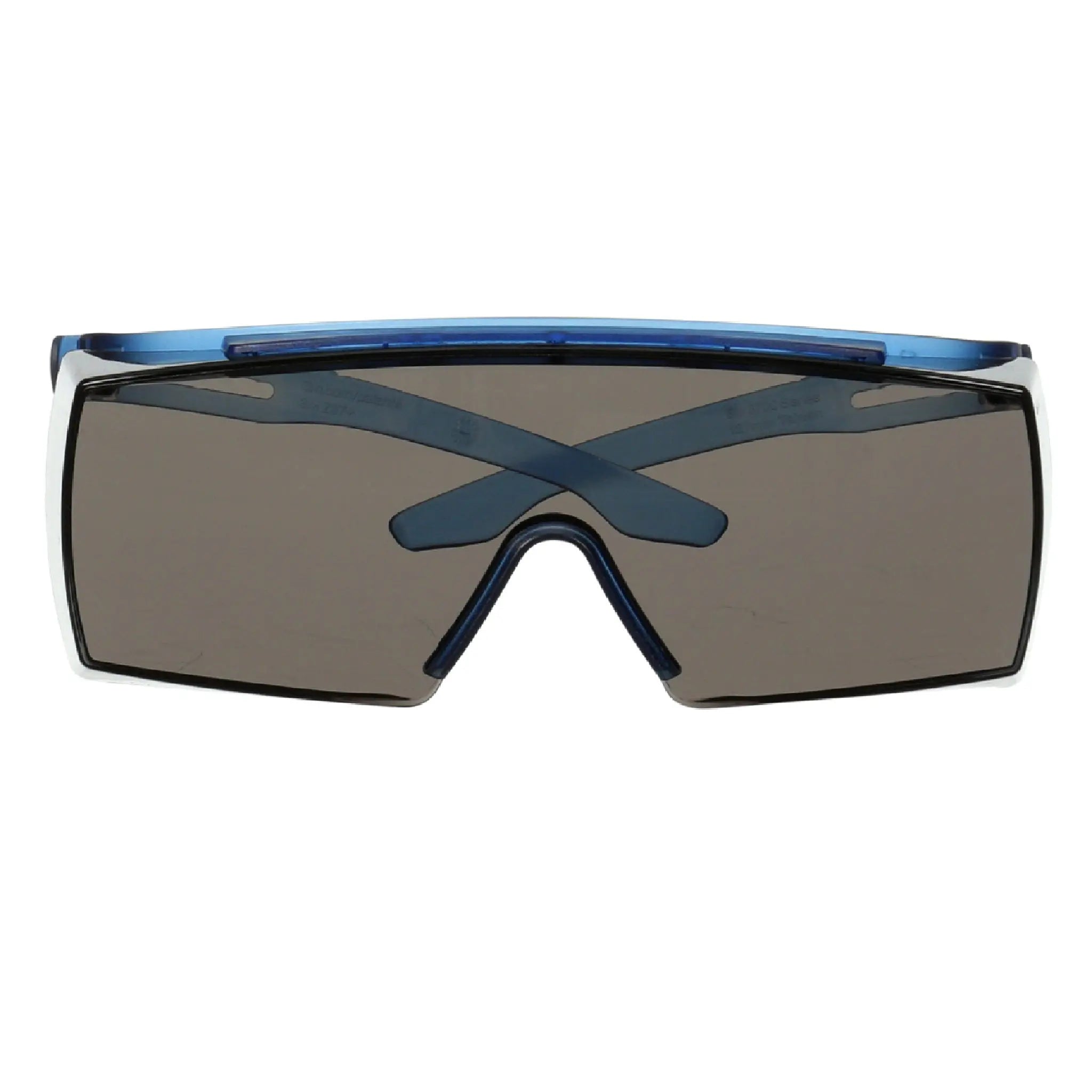 3M SecureFit 3700 Series, SF3702SGAF-BLU, Blue Temple, Scotchgard
Anti-Fog Coating, Gray OTG AF-AS lens, 10 per case