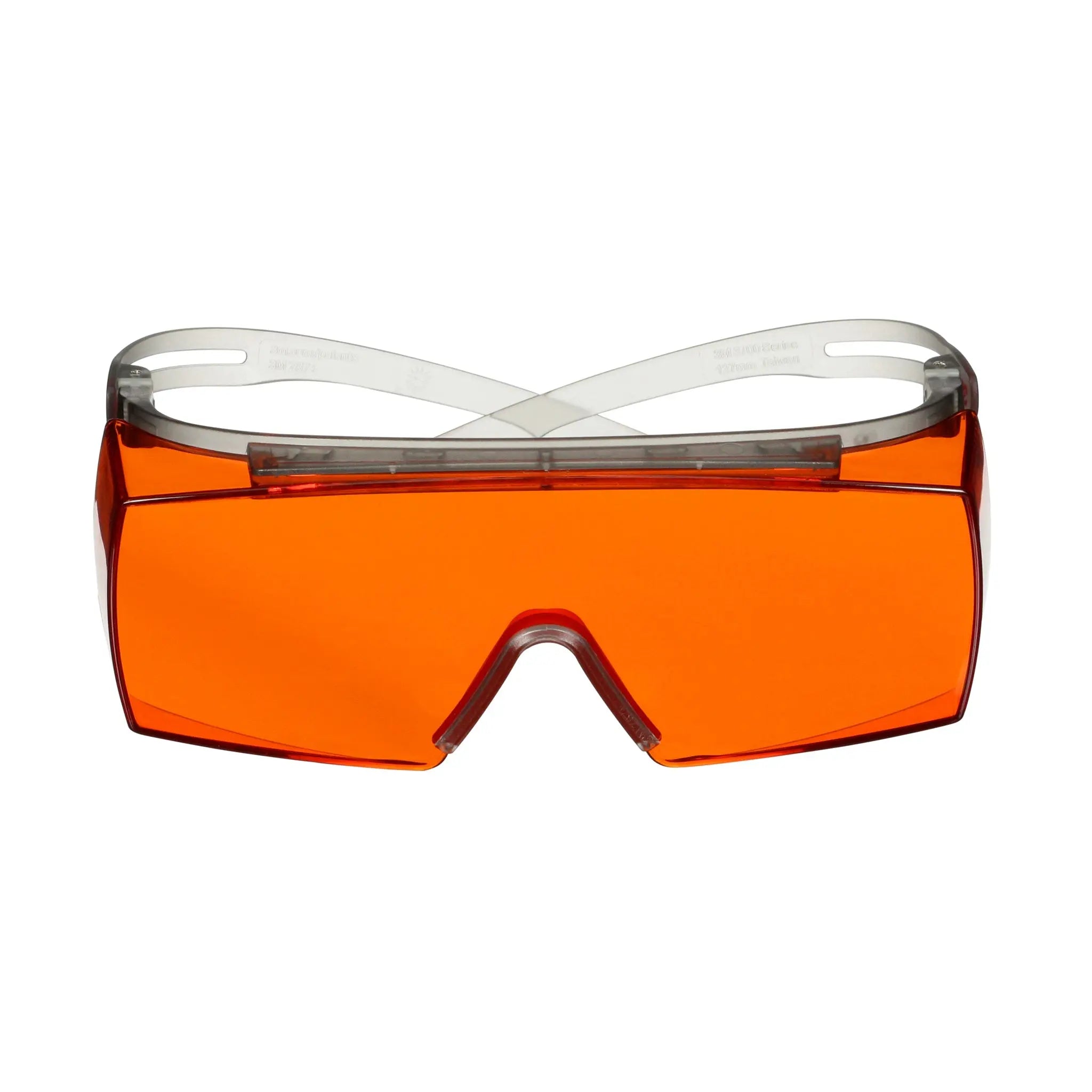 3M SecureFit 3700 Series SF3706AS-GRY, Gray Temples, Orange OTG Anti-
Scratch Lens, 10 ea-Case