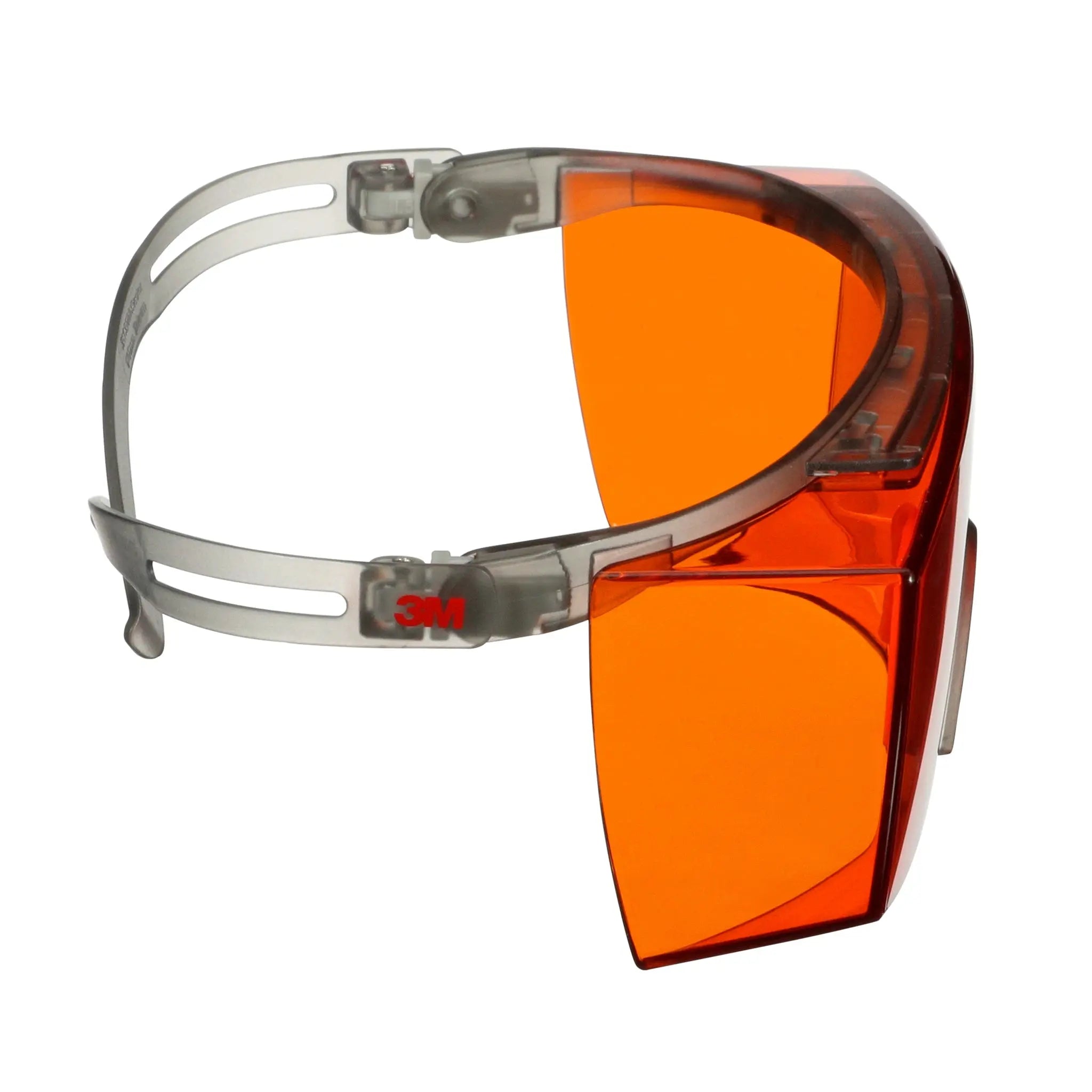3M SecureFit 3700 Series SF3706AS-GRY, Gray Temples, Orange OTG Anti-
Scratch Lens, 10 ea-Case