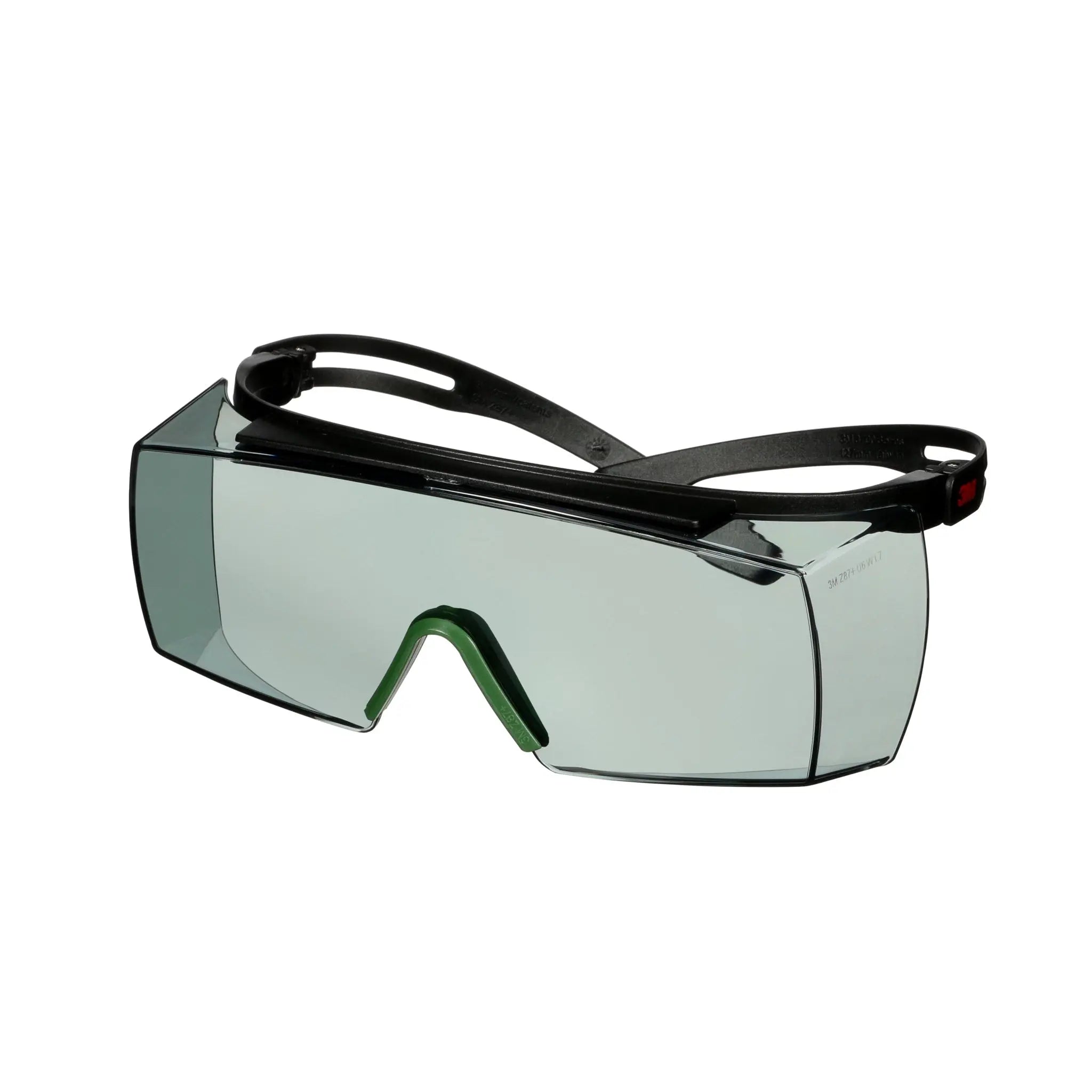 3M SecureFit 3700 Series SF3717AS-BLK, Black Temples, IR 1.7 Gray OTG Anti-scratch lens, 10 ea-Case