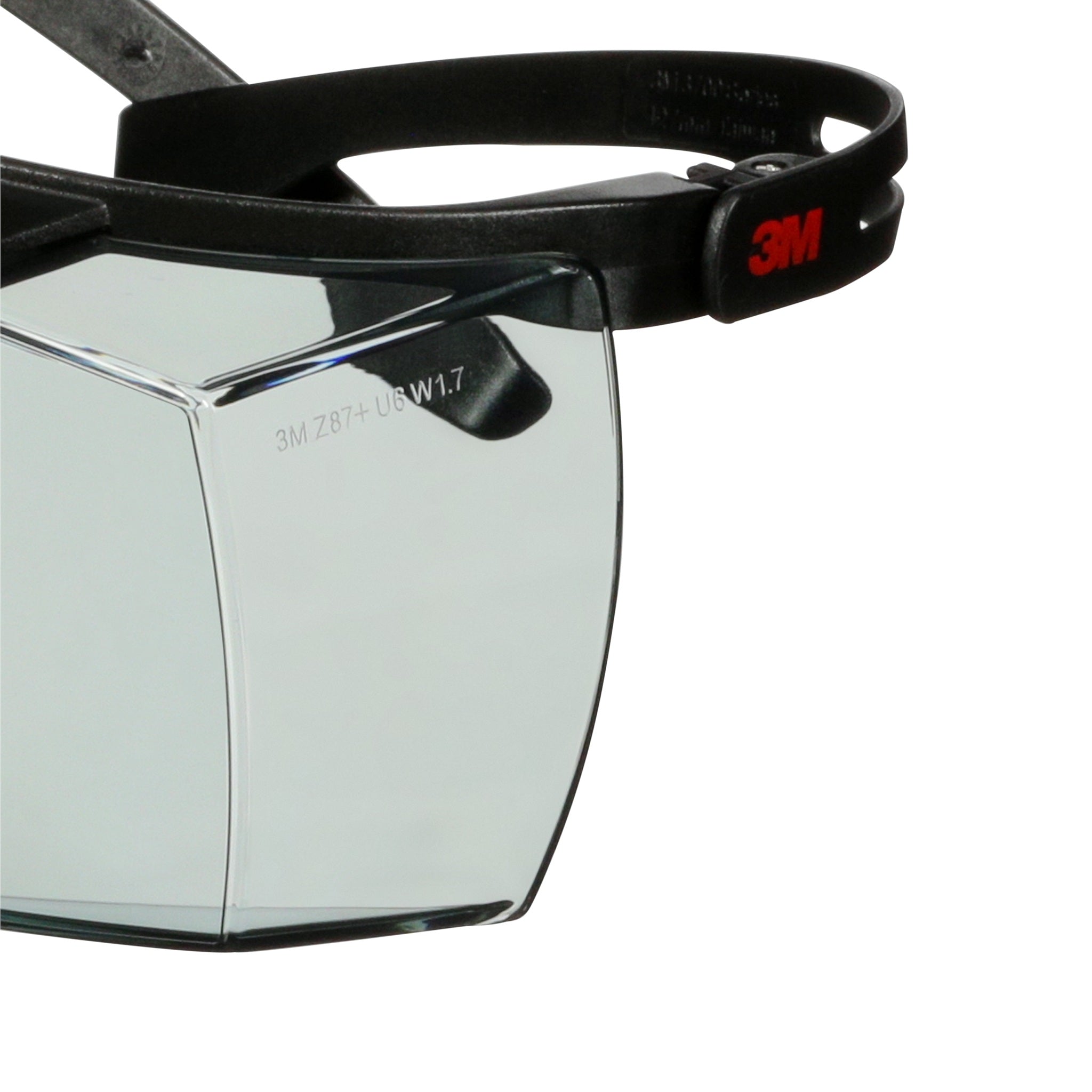 3M SecureFit 3700 Series SF3717AS-BLK, Black Temples, IR 1.7 Gray OTG Anti-scratch lens, 10 ea-Case