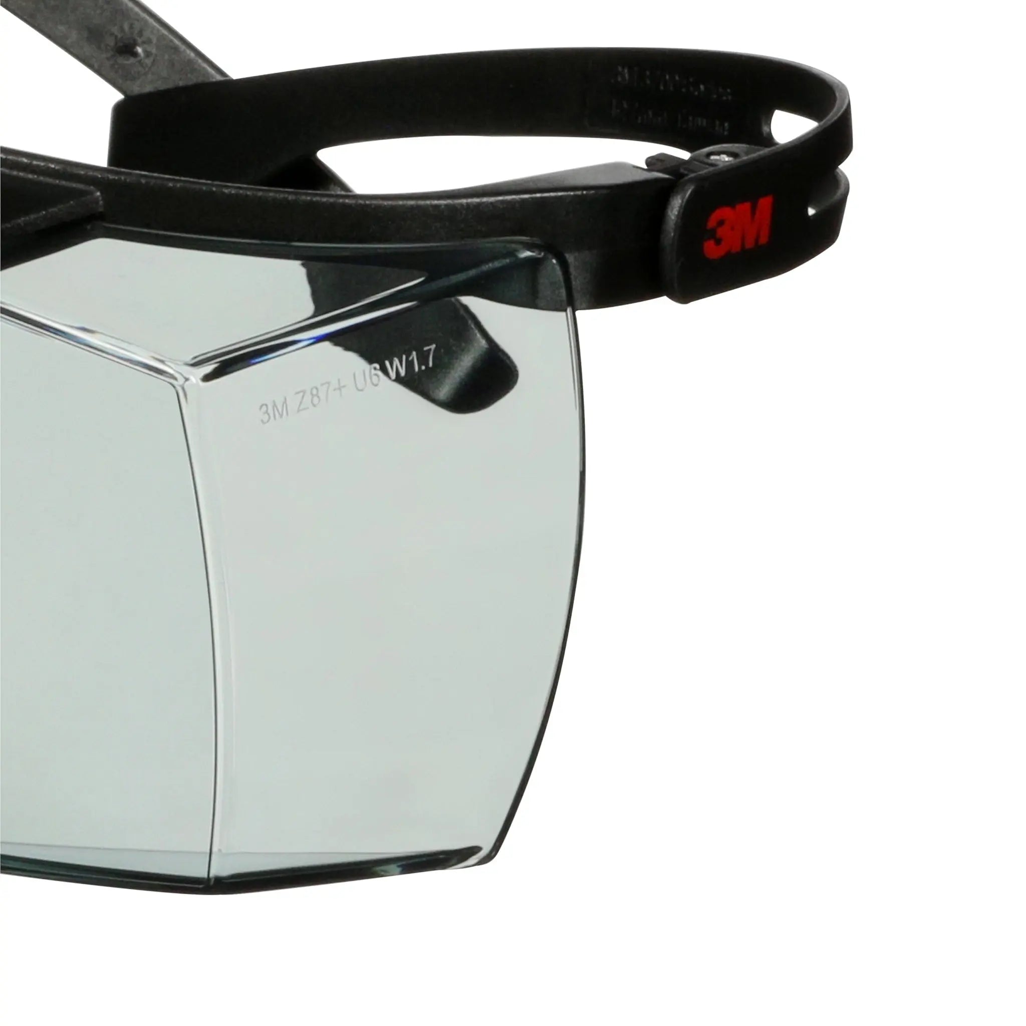 3M SecureFit 3700 Series SF3717AS-BLK, Black Temples, IR 1.7 Gray OTG Anti-scratch lens, 10 ea-Case