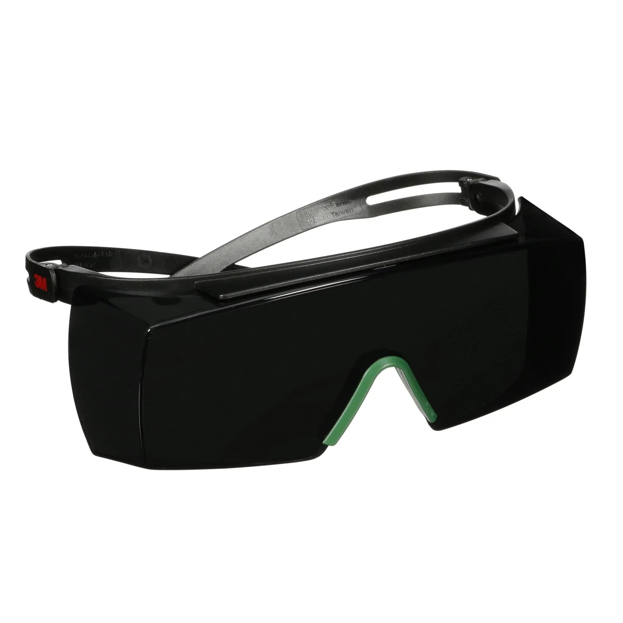 3M SecureFit 3700 Series, SF3750AS-BLK, Black Temple Shade 5.0 OTG Anti-scratch lens, 10 ea-Case