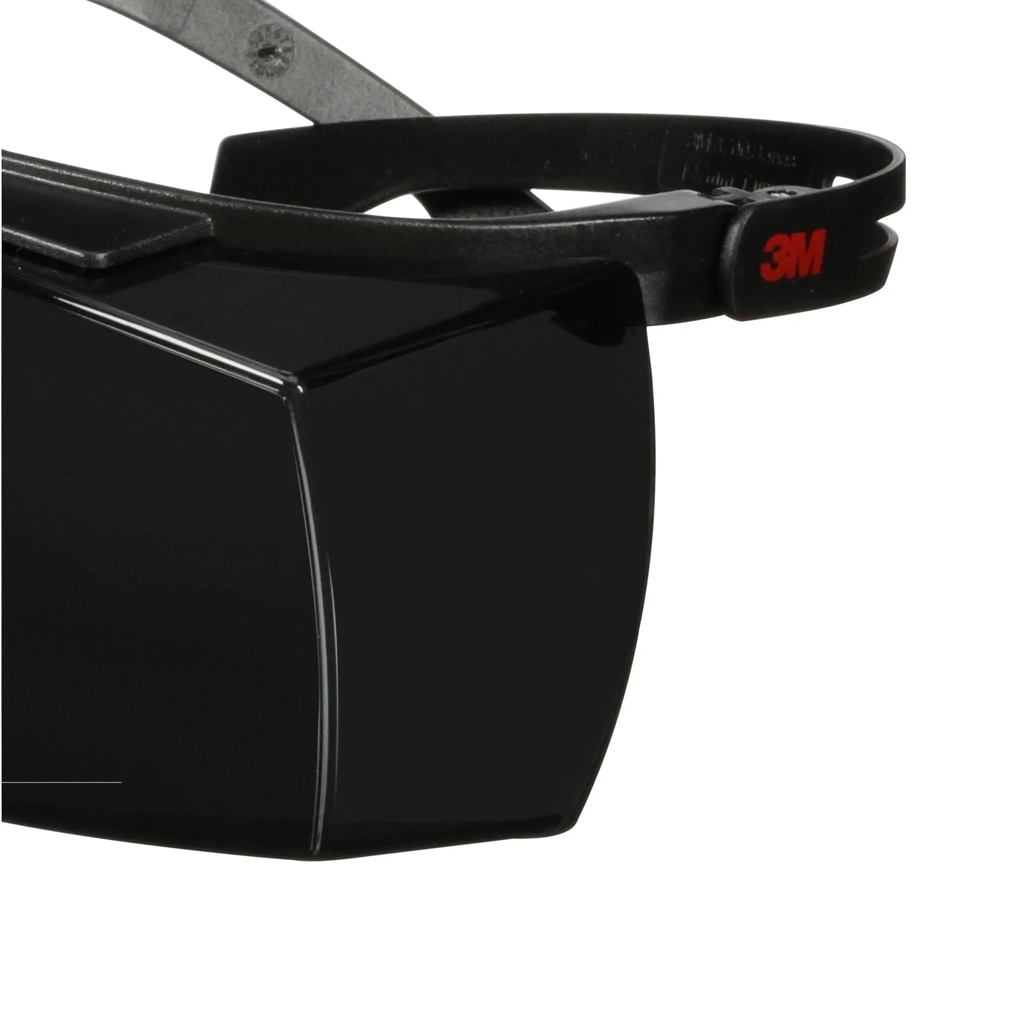 3M SecureFit 3700 Series, SF3750AS-BLK, Black Temple Shade 5.0 OTG Anti-scratch lens, 10 ea-CaseÂ