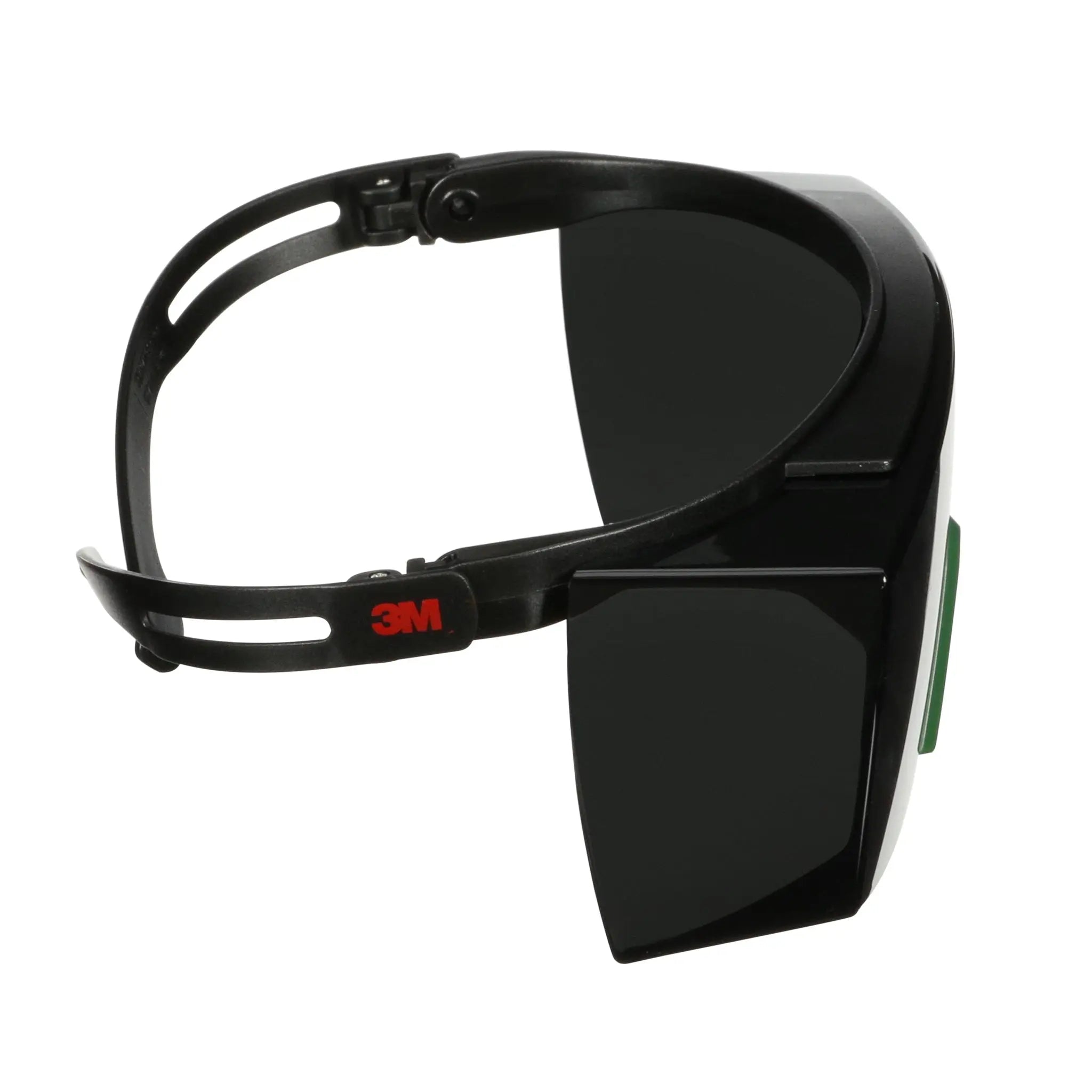 3M SecureFit 3700 Series, SF3750AS-BLK, Black Temple Shade 5.0 OTG Anti-scratch lens, 10 ea-CaseÂ