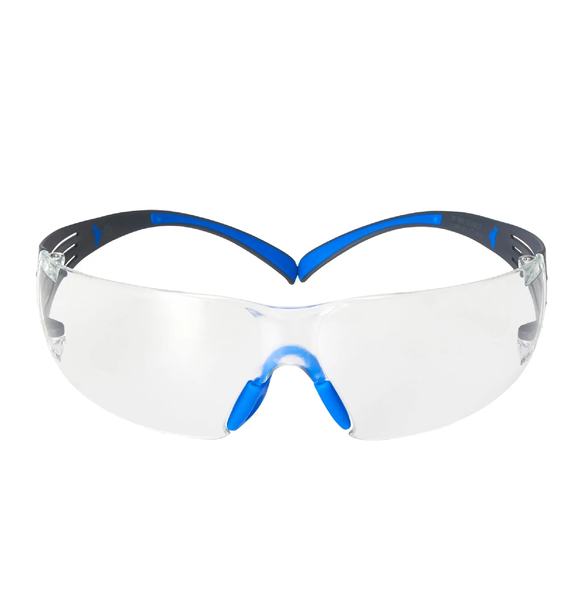 3M SecureFit Safety Glasses SF401SGAF-BLU, Blue/Gray, ClearScotchgard Anti-fog Lens, 20 EA/Case