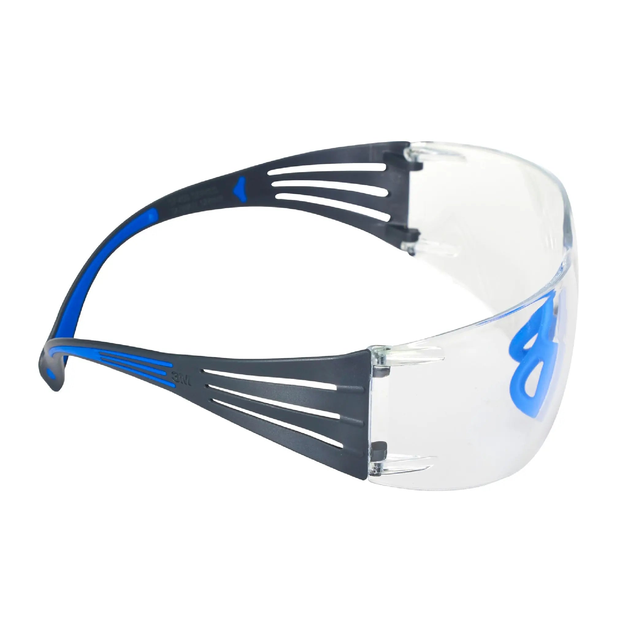 3M SecureFit Safety Glasses SF401SGAF-BLU, Blue/Gray, ClearScotchgard Anti-fog Lens, 20 EA/Case