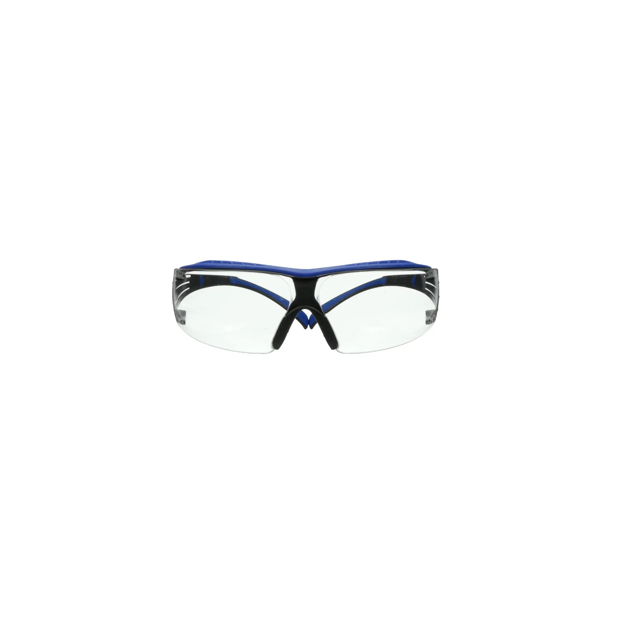3M SecureFit 400 Series Safety Glasses SF401XSGAF-BLU, Blue/Gray, Clear Scotchgard Anti-Fog/Anti-Scratch Lens, Case of 20