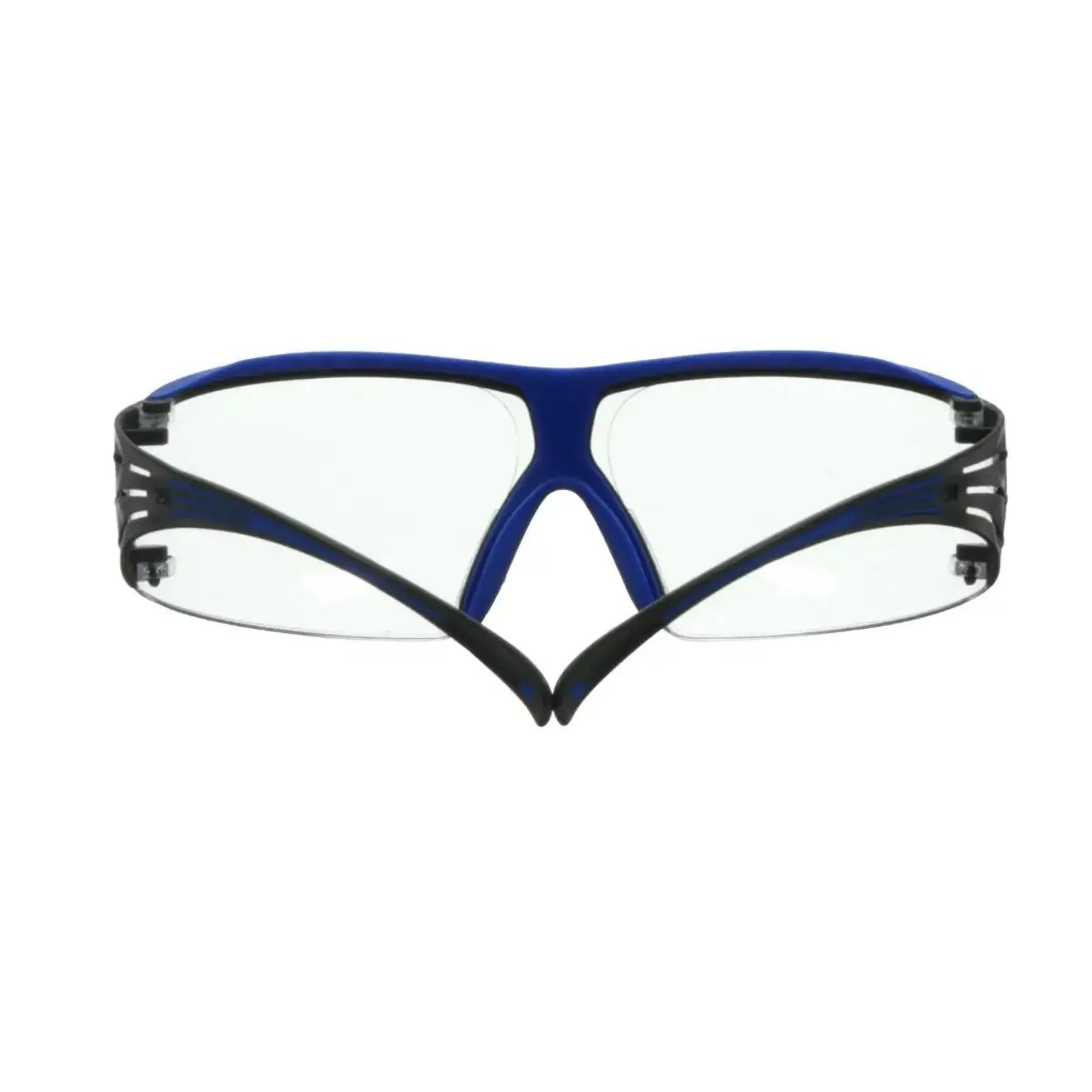 3M SecureFit 400 Series Safety Glasses SF401XSGAF-BLU, Blue/Gray, Clear Scotchgard Anti-Fog/Anti-Scratch Lens, Case of 20Â