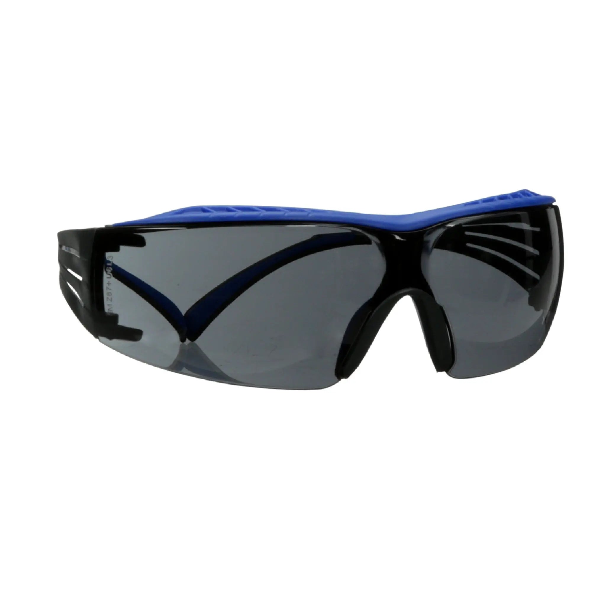 3M SecureFit 400 Series Safety Glasses SF402XSGAF-BLU, Blue/Gray, Gray Scotchgard Anti-Fog/Anti-Scratch Lens, 20 ea/Case