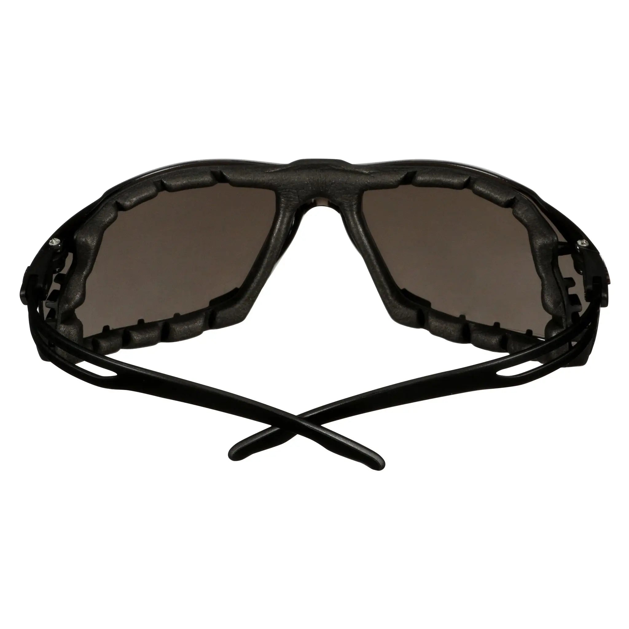 3M SecureFit 500 Series SF502SGAF-BLK-FM Scotchgard Anti-Fog Coating, Gray AF-AS Lens, Foam Gasket, Black, Case of 20