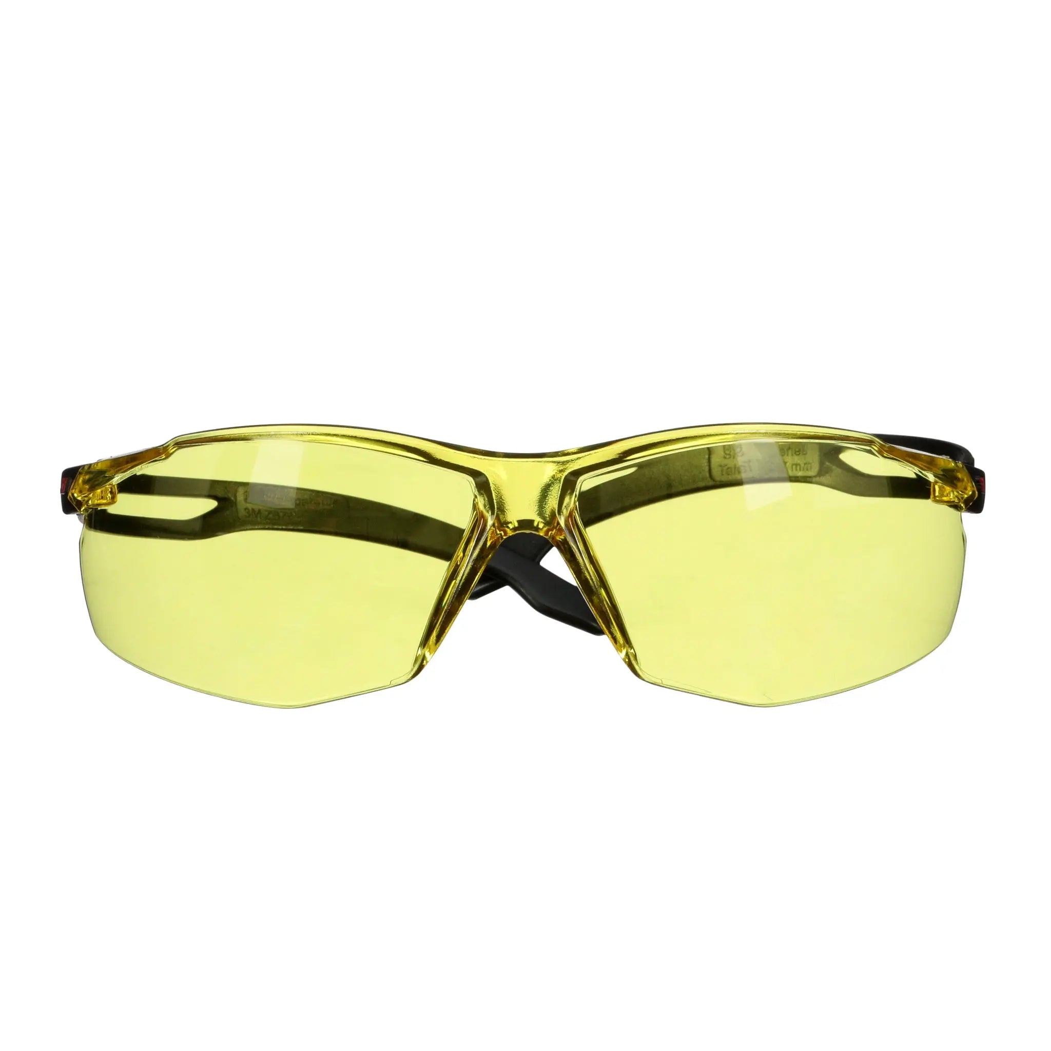 3M SecureFit 500 Series SF503SGAF-BLK, Black, Scotchgard Anti-Fog Coating, Amber AF-AS Lens, 20 ea/Case