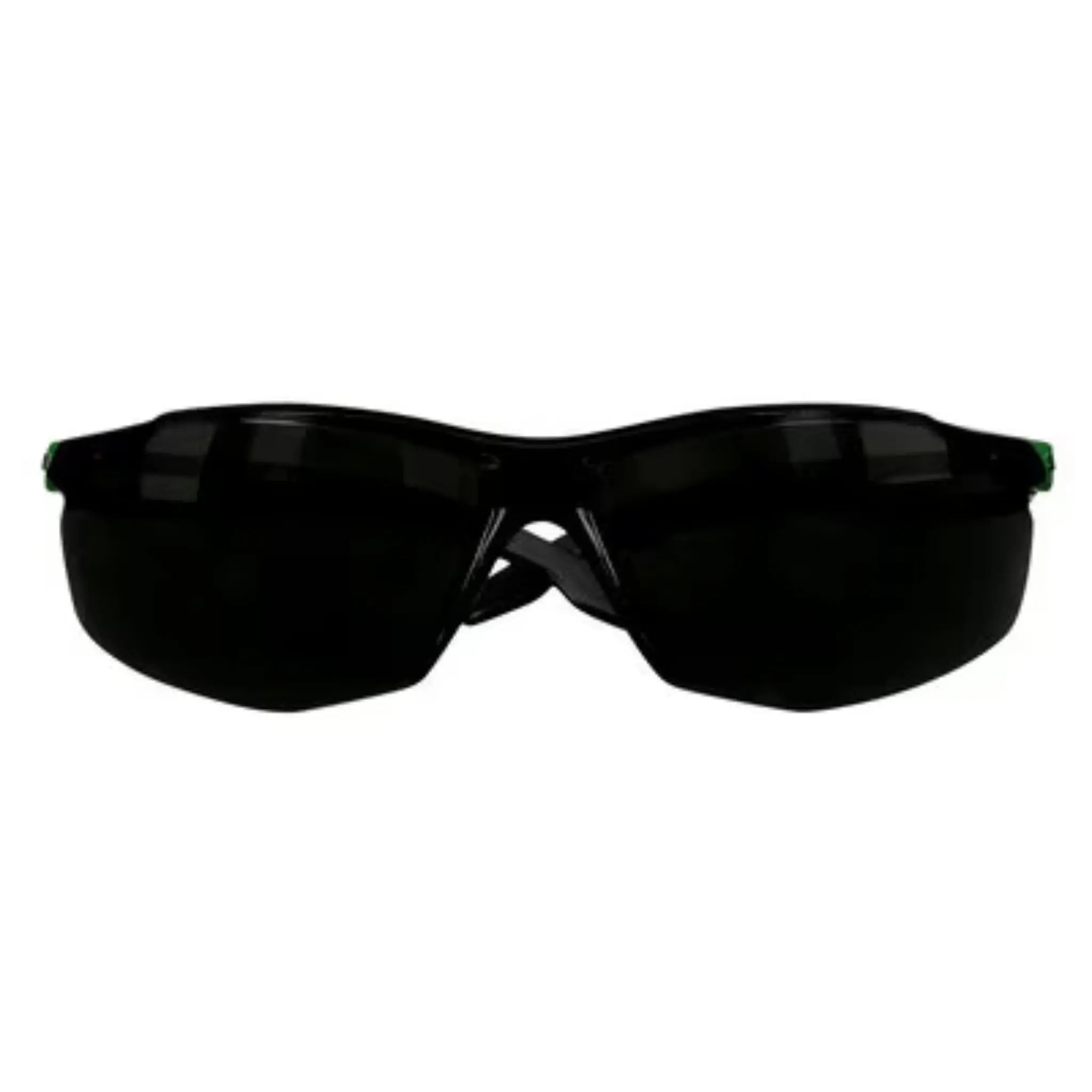 3M SecureFit 500 Series SF550AF-GRN, Black/Green, IR 5.0 Gray AF-AS Lens, 20 ea/Case, Main Image