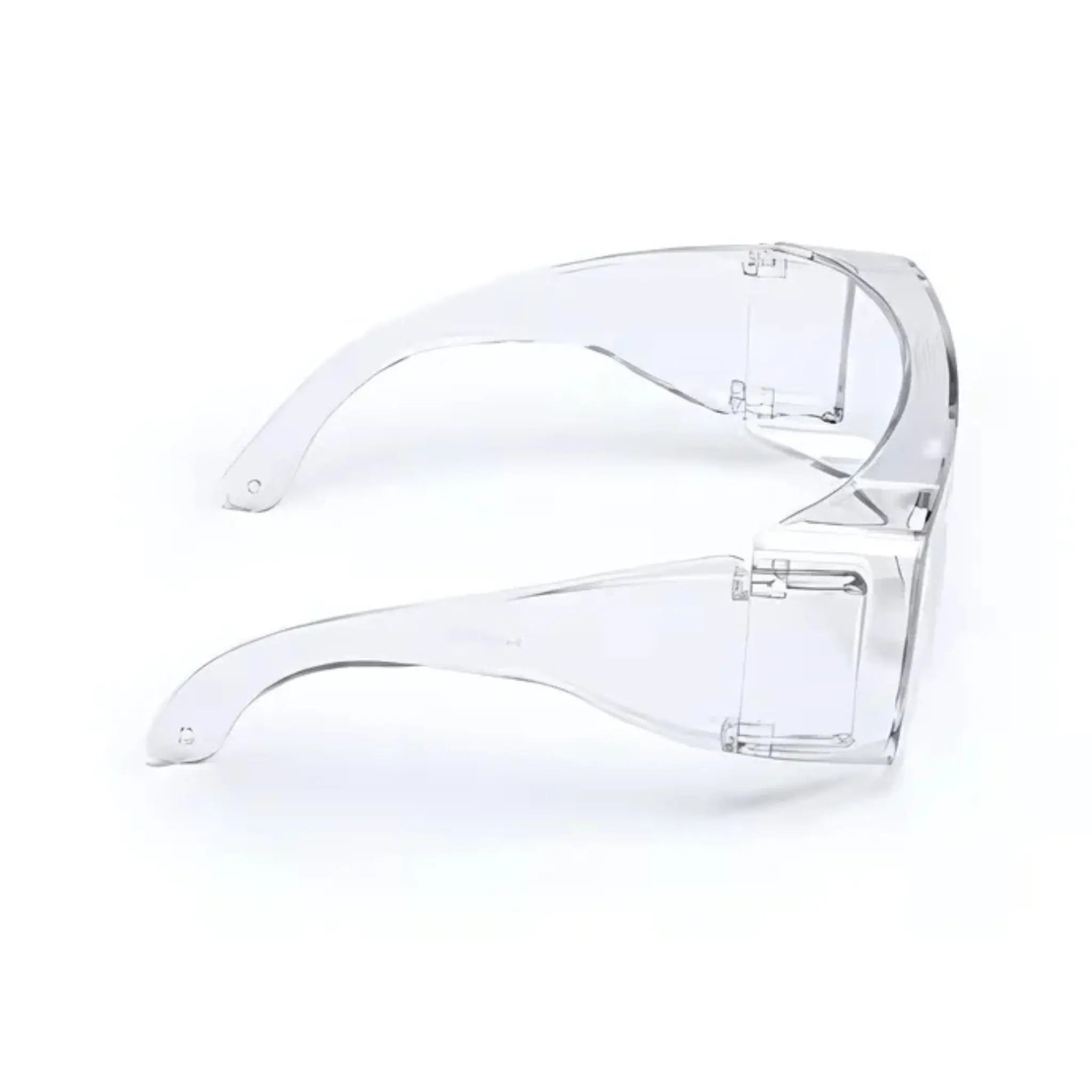 3M Tour-Guard V Protective Eyewear, TGV01-20 Clear, Dispenser Box, 20 ea/Box, 5 Boxes/Case, Side View