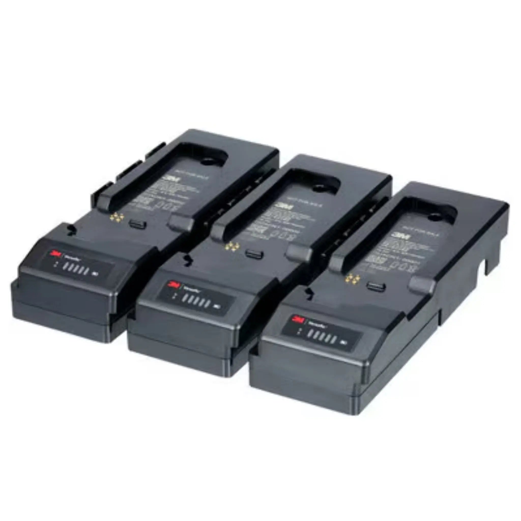 3M Versaflo TR-342-3 3-Station Battery Charger Pack Only for Versaflo™ TR-300+ PAPR, Side View