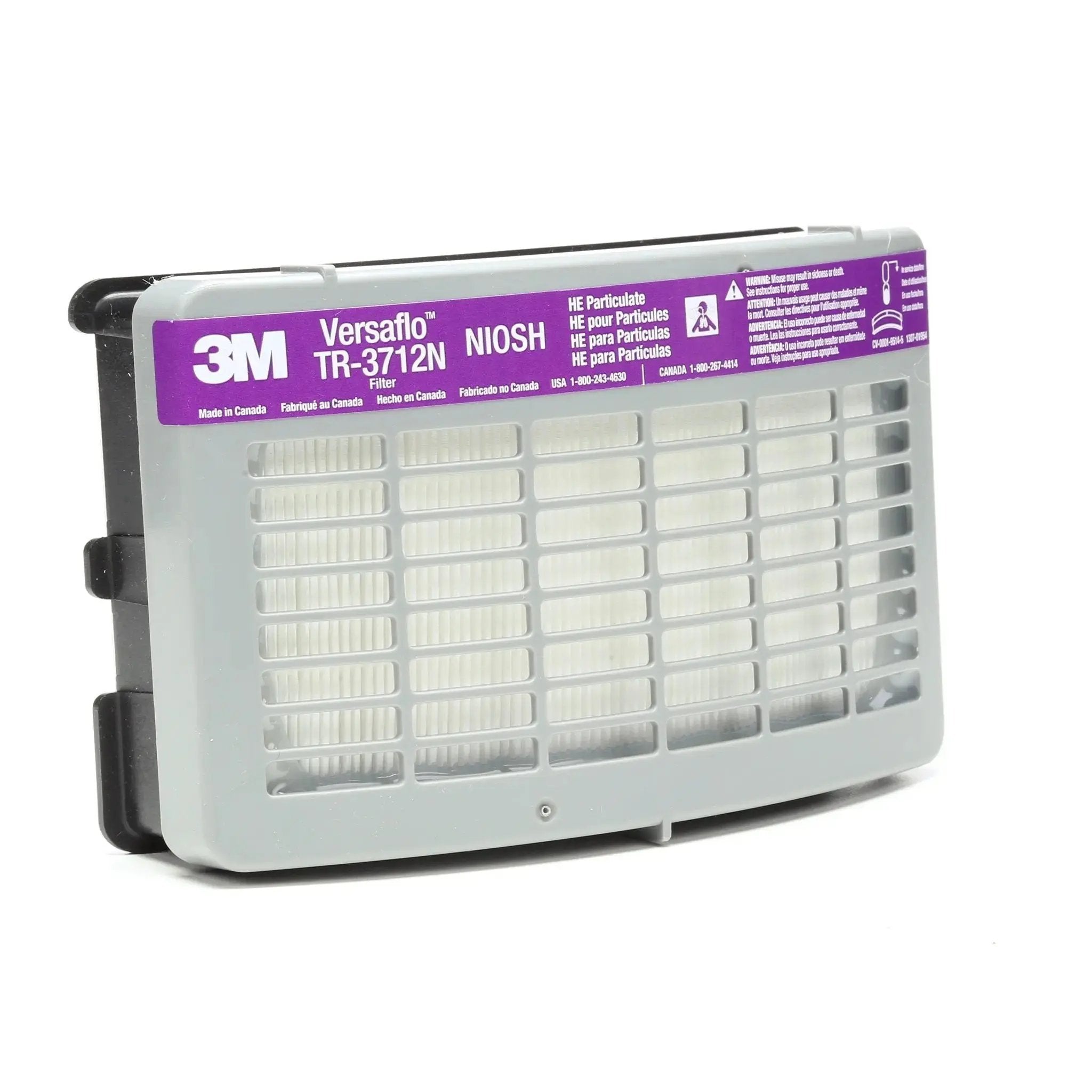 3M Versaflo TR-300 Series PAPR High Efficiency Filter, TR-3712N-5