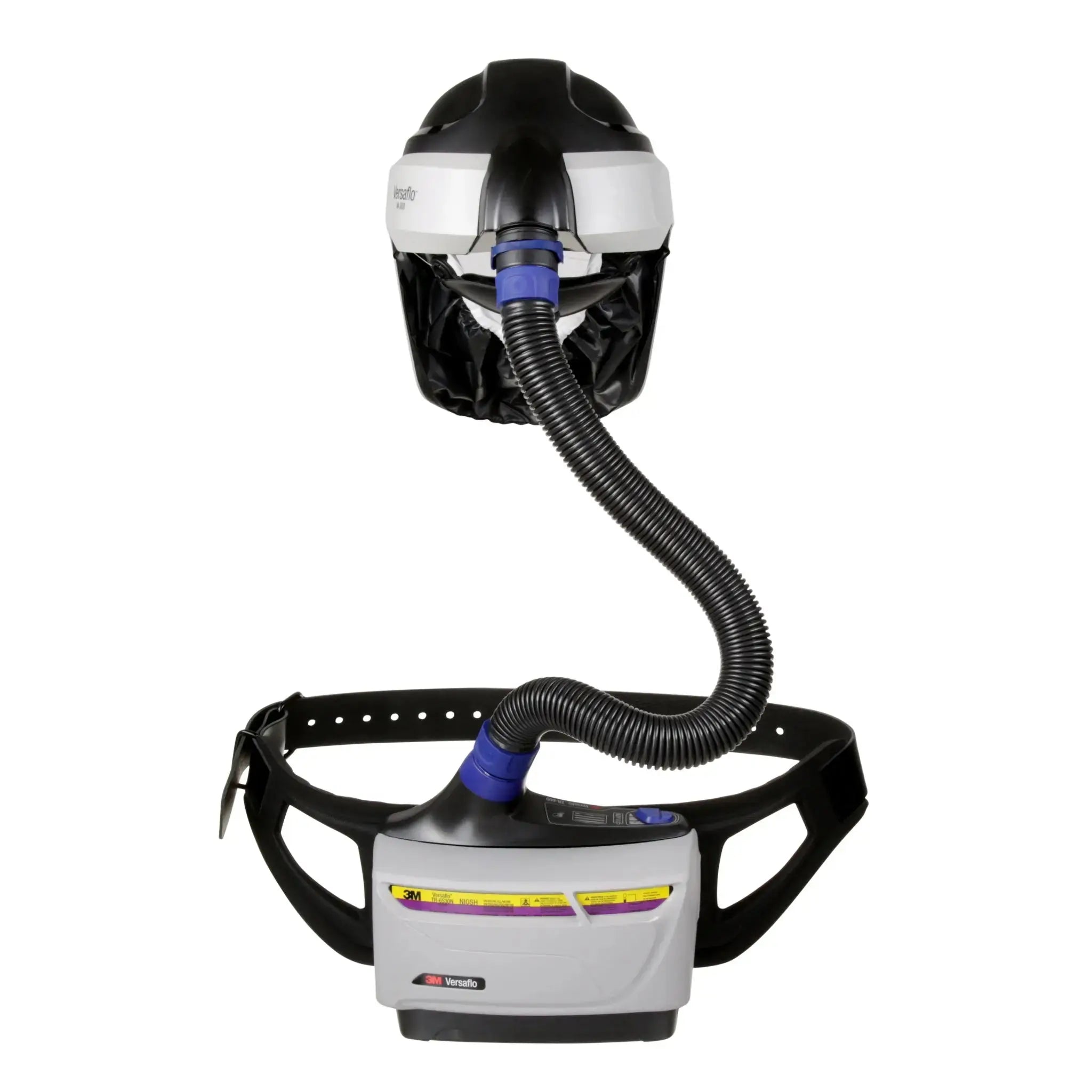 3M TR-600-HIK Versaflo Heavy Industry PAPR Kit, Gray, Universal, Back View