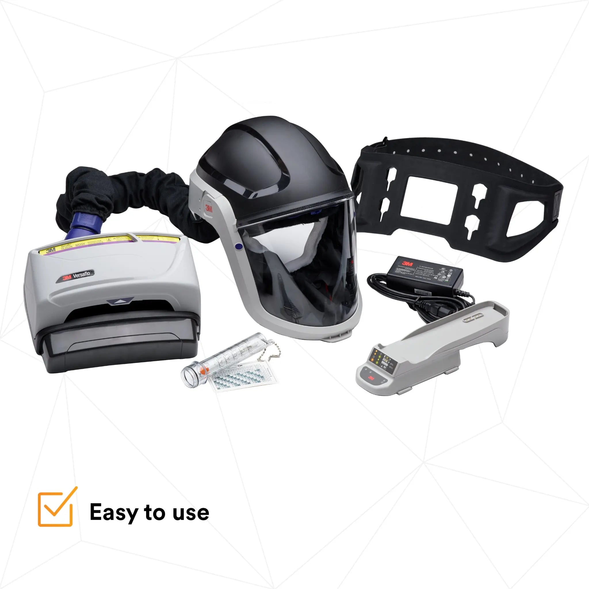 3M TR-600-HIK Versaflo Heavy Industry PAPR Kit, Gray, Universal, Easy to use
