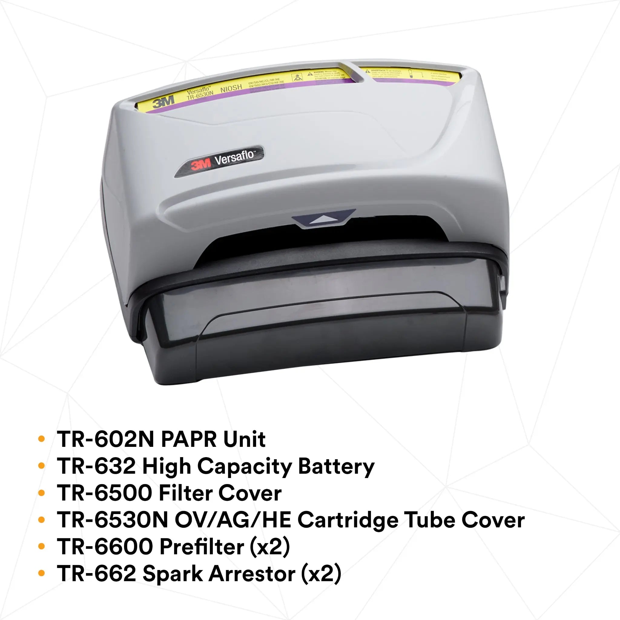 3M TR-600-HIK Versaflo Heavy Industry PAPR Kit, Gray, Universal, Fits