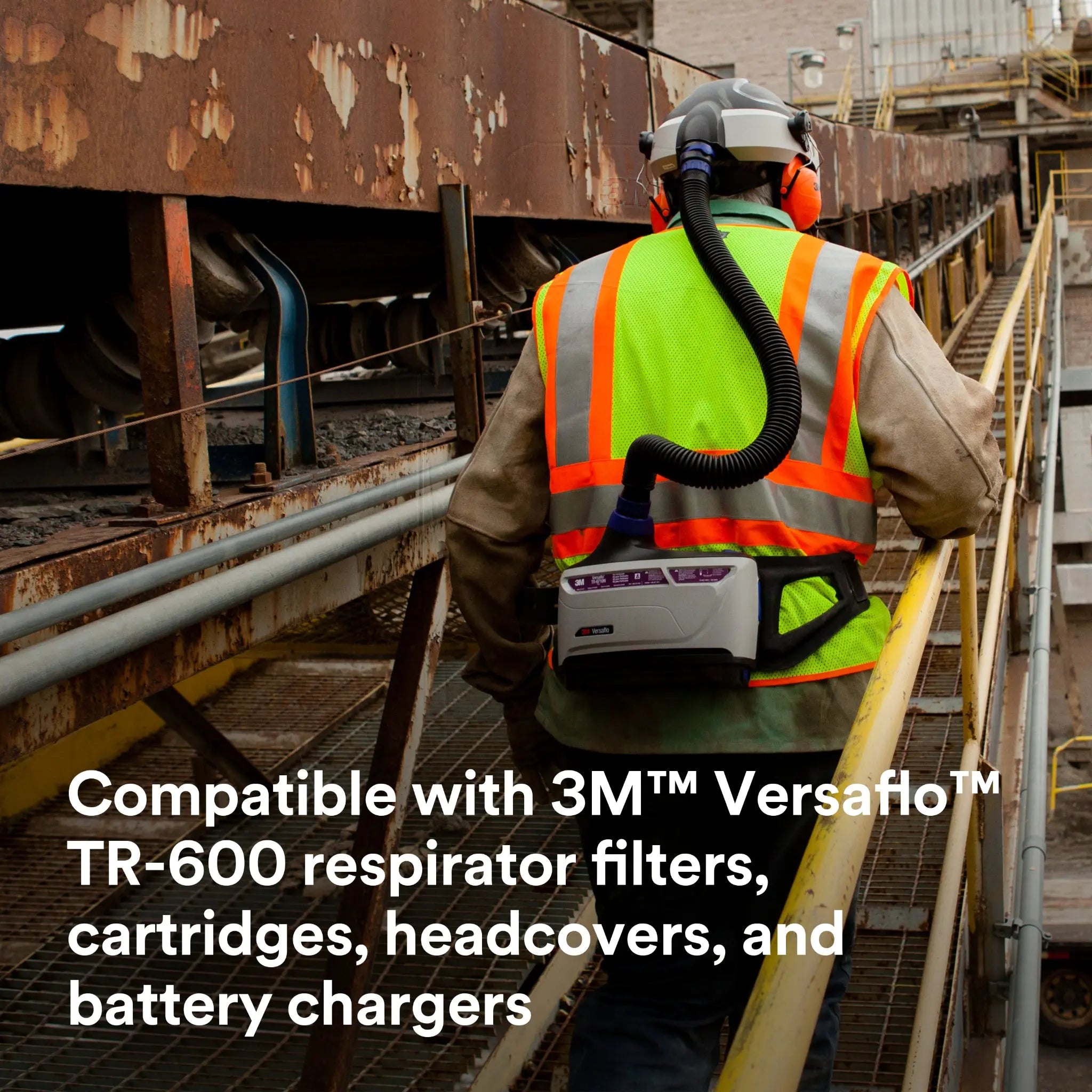 3M TR-600-HIK Versaflo Heavy Industry PAPR Kit, Gray, Universal, Lifestyle