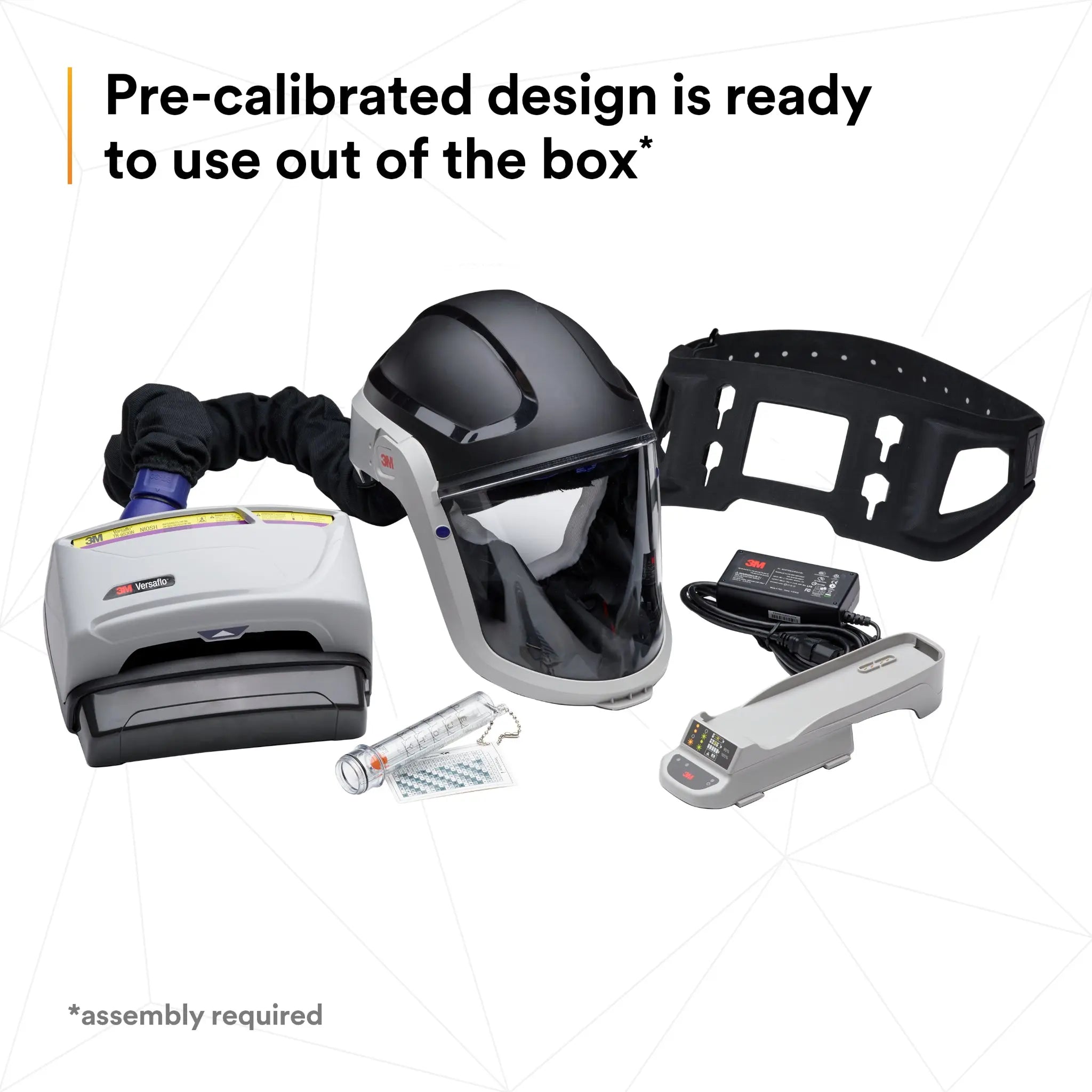 3M TR-600-HIK Versaflo Heavy Industry PAPR Kit, Gray, Universal, Pre-Calibrated