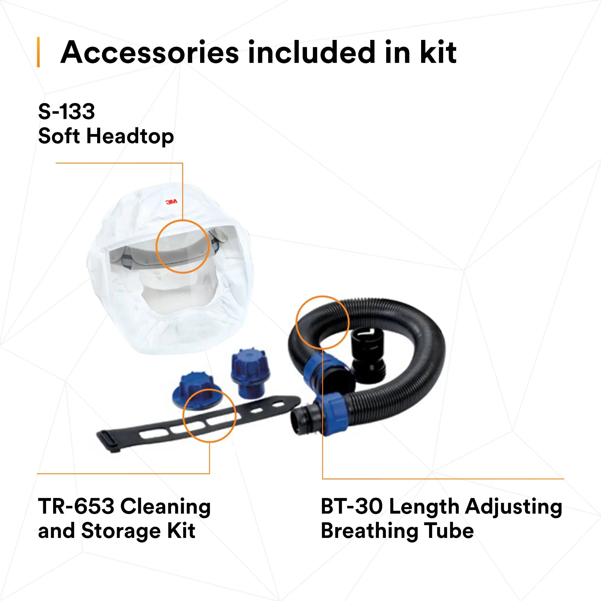 3M Versaflo TR-600-HKL Healthcare PAPR Kit, Gray, Medium/Large, Included Accessories