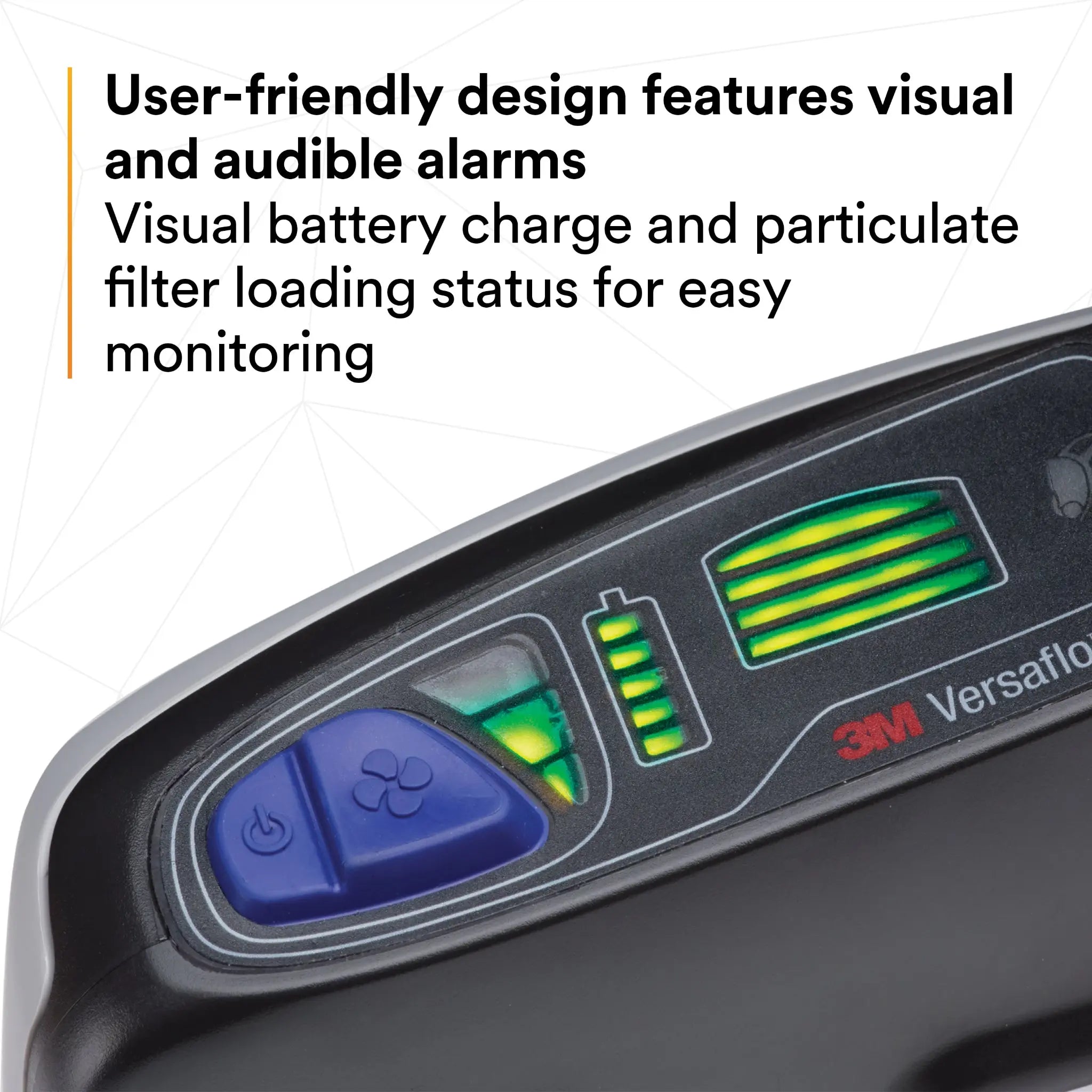 3M Versaflo TR-600-HKL Healthcare PAPR Kit, Gray, Medium/Large, User Friendly Alarms