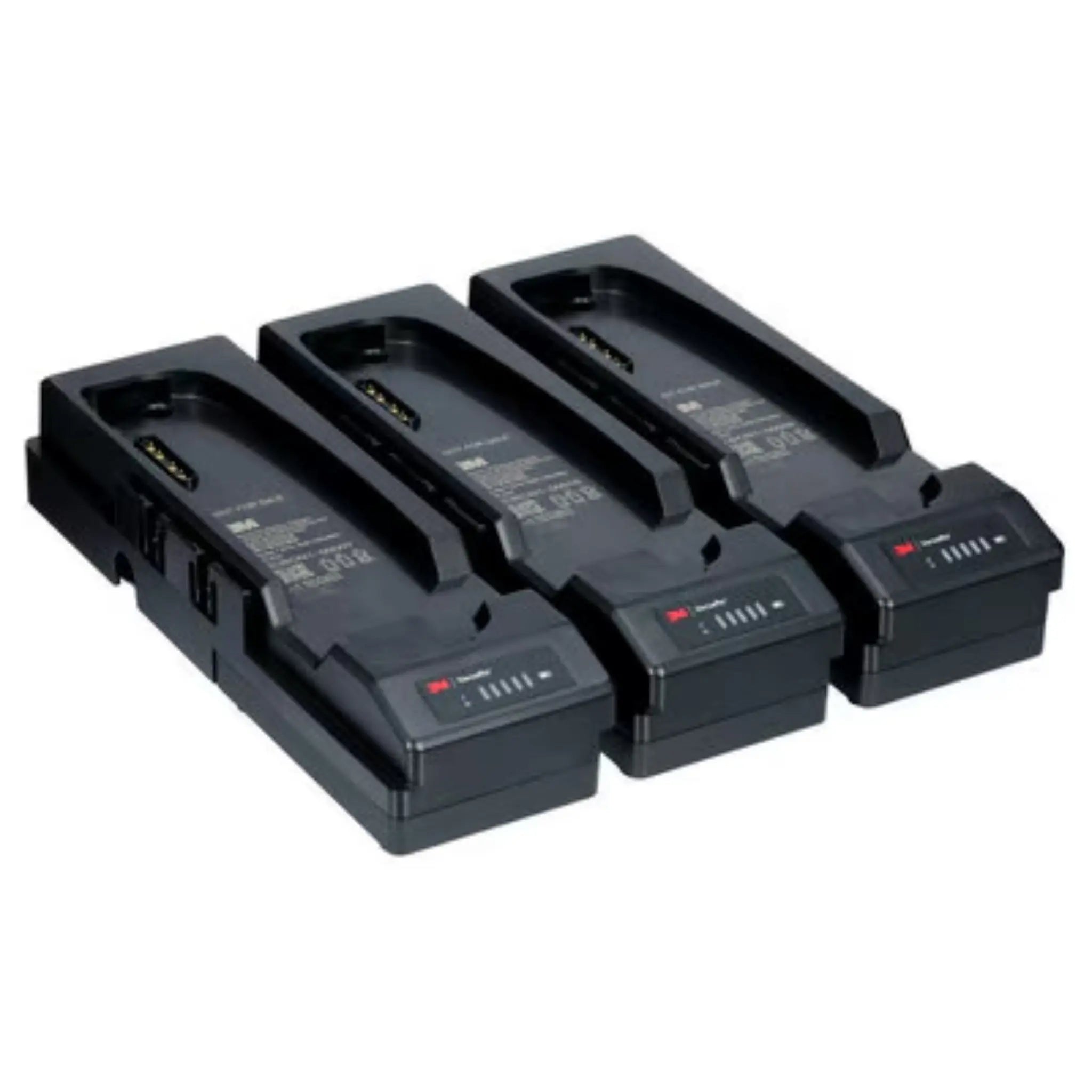 3M Versaflo TR-642-3 3-Station Battery Charger for Versaflo TR-600 & TR-800, Black, Main Image