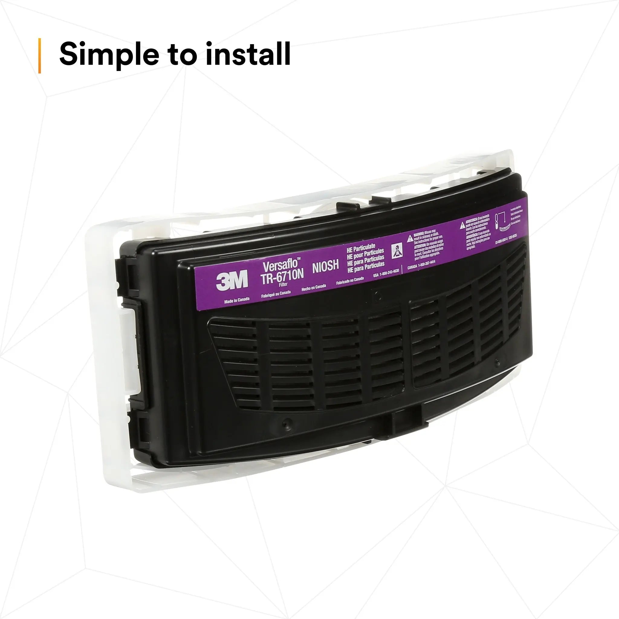 3M Versaflo TR-6710N-5 High Efficiency Filter for TR-600 & TR-800 PAPR, Case of 5