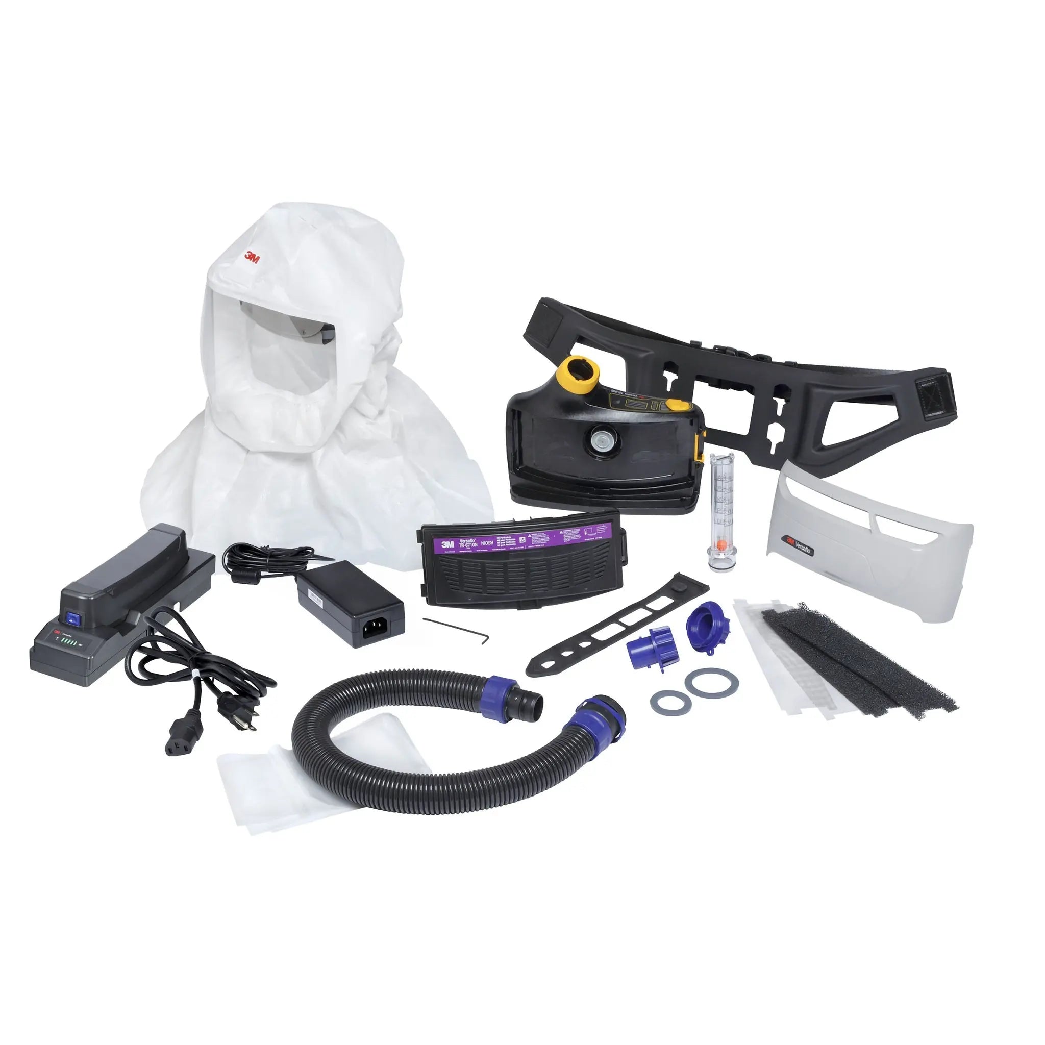 3M Versaflo TR-800-ECK Easy Clean PAPR Kit, Intrinsically Safe, White, 1 Each