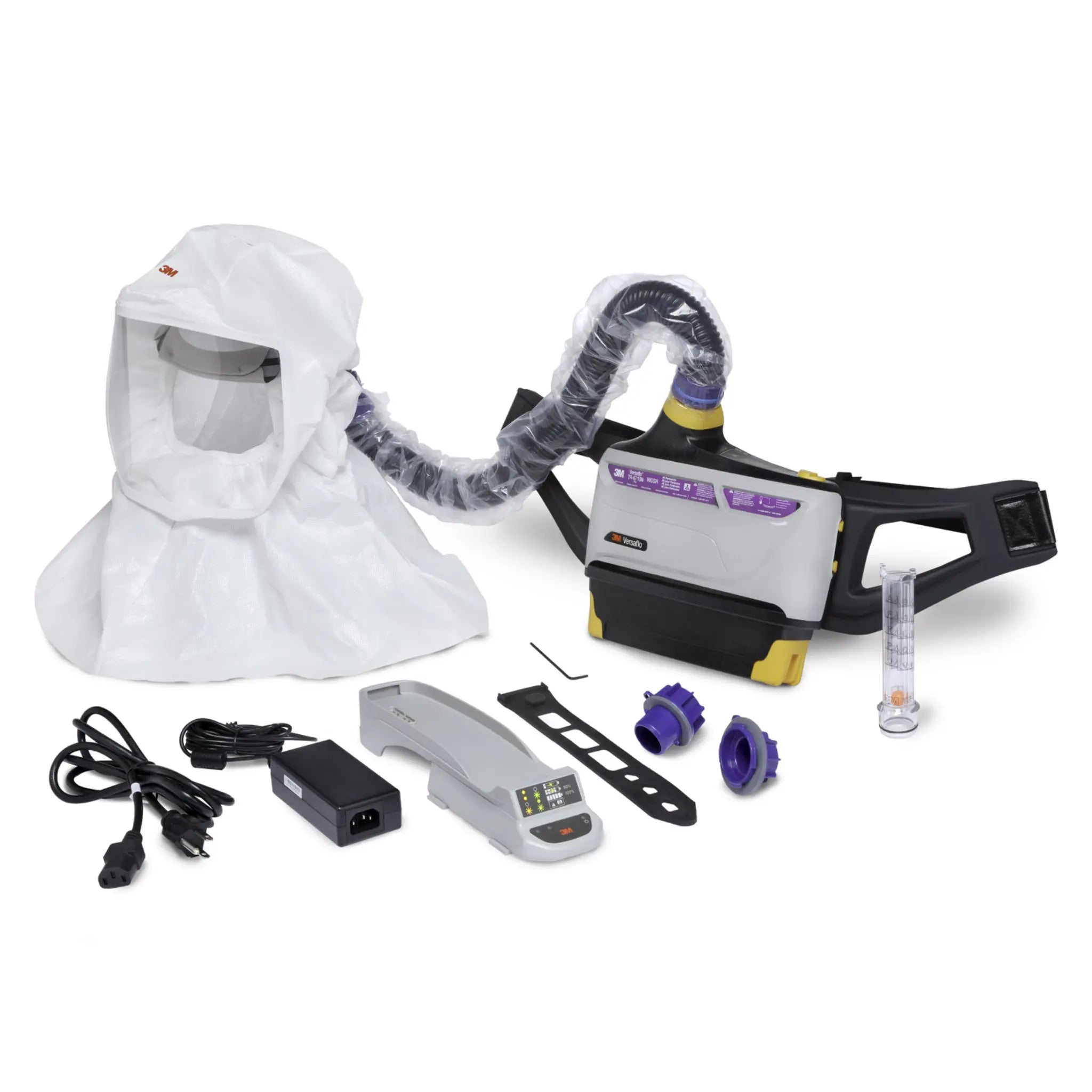 3M TR-800-ECK Versaflo Easy Clean PAPR Kit, Intrinsically Safe, White, Universal, Main Image