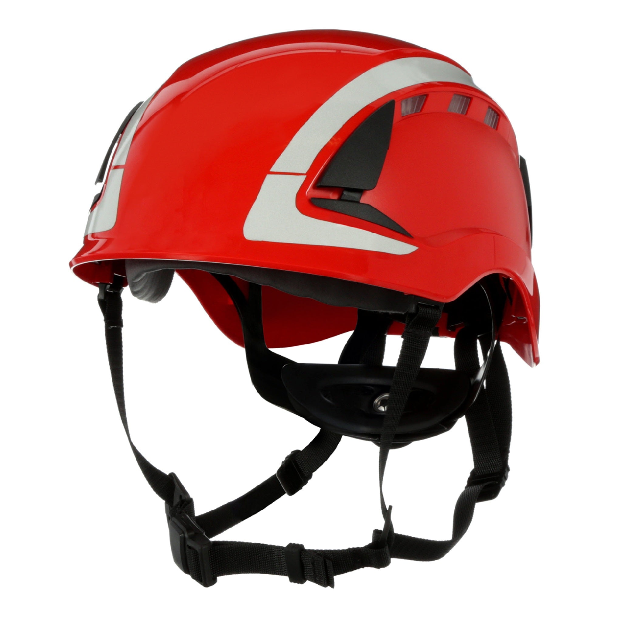 3M™ SecureFit™ Safety Helmet, X5005VX-ANSI, Red, vented (Case of 4)
