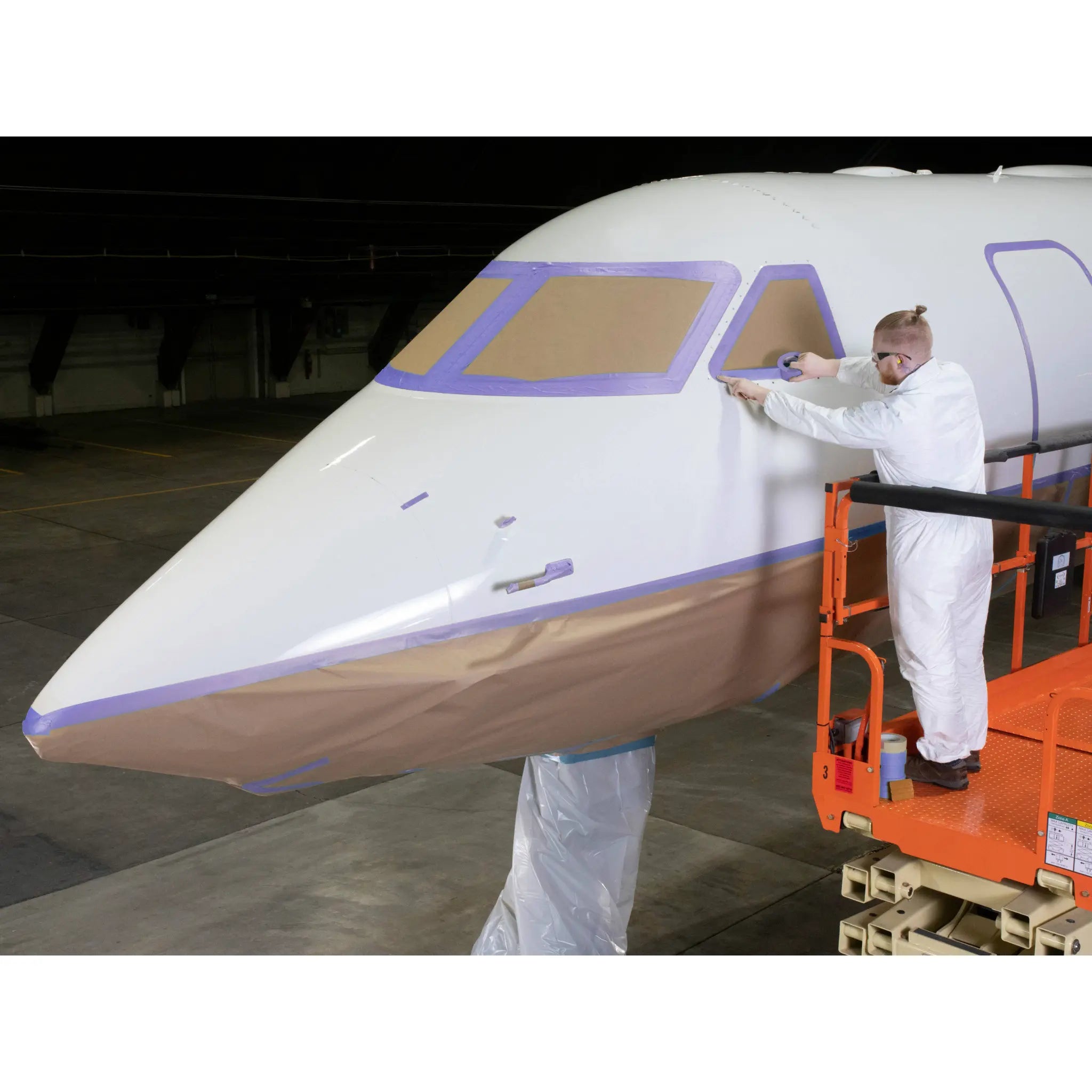 3M Specialty High Temperature Purple Masking Tape 501+ 36 mm x 55 m 6.0 mil sixth image