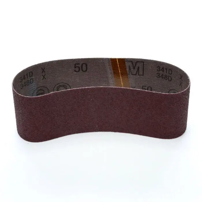 3M™ Cloth Belt 341D, 3 in x 21 in 50 X-weight, 5 per inner 25 per case