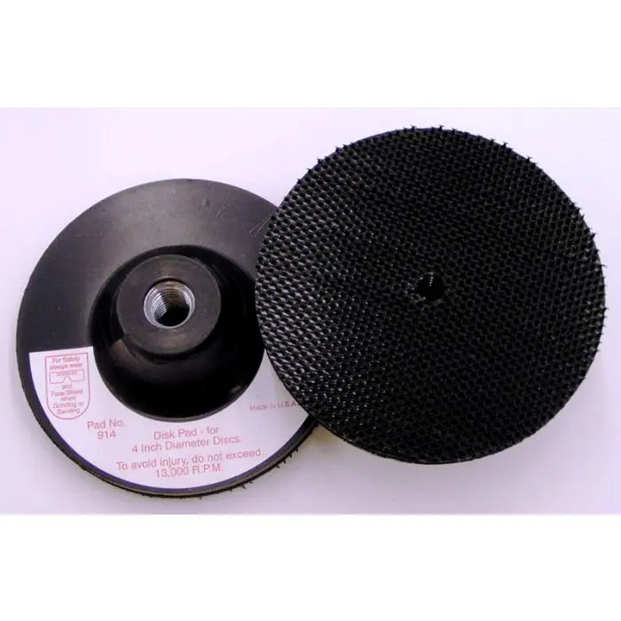 3M™ Disc Pad Holder 914, 4 in x 1/8 in x 3/8 in 1/2-13 Internal, 1 per case