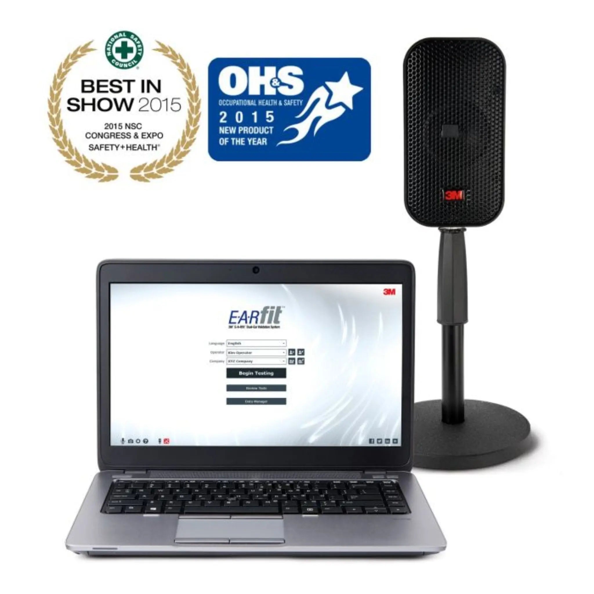 3M™ E-A-Rfit™ Dual-Ear Validation System, 393-1100, Best in show