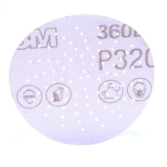 3M™ Hookit™ Clean Sanding Disc 360L, 20824, 3 in P320, Die 300LG, 100 per inner 500 per case