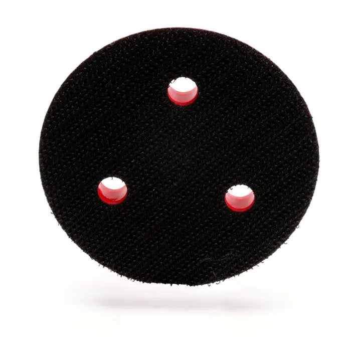 3M™ Hookit™ Clean Sanding Low Profile Disc Pad 20350, 3 in x 1/2 in x 1/4-20 External 3 Holes Red Foam, 10 per case