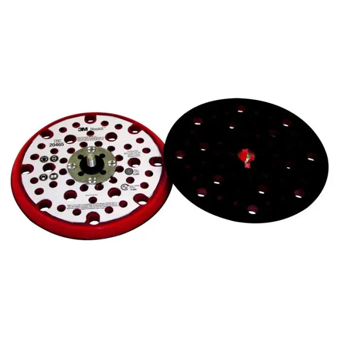 3M™ Hookit™ Clean Sanding Low Profile Disc Pad 861 Plus, 20465, 6 in x 3/8 in x 5/8 in CH x 5-16/24 in External 53 Holes Red Foam, 10 per case