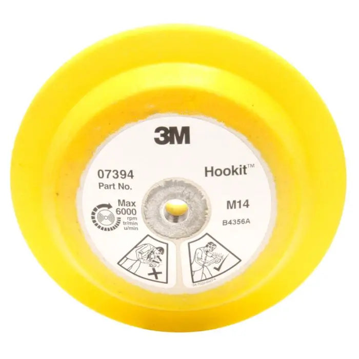 3M™ Hookit™ Disc Pad 07394, 178 mm x 25 mm M14-2.0 Internal, 1 per case