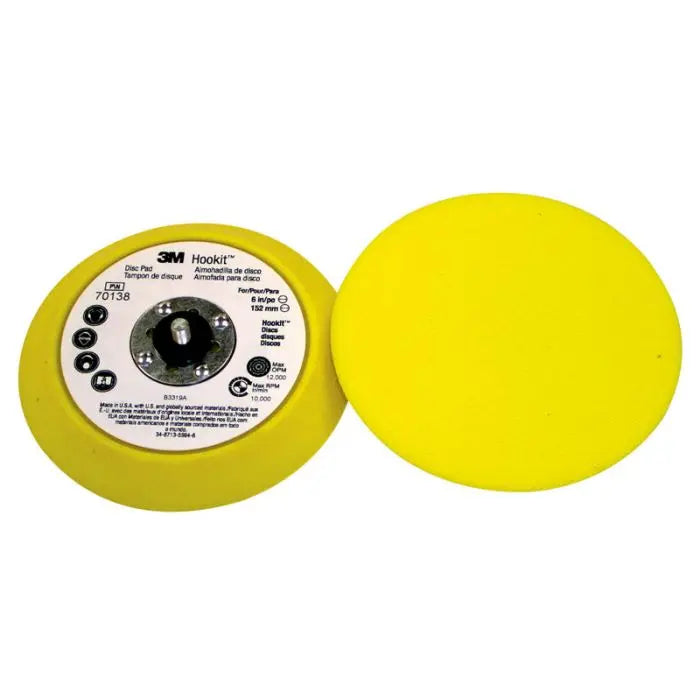 3M™ Hookit™ Disc Pad 70138, 6 in x 3/4 in 5/16-24 External, 10 per case