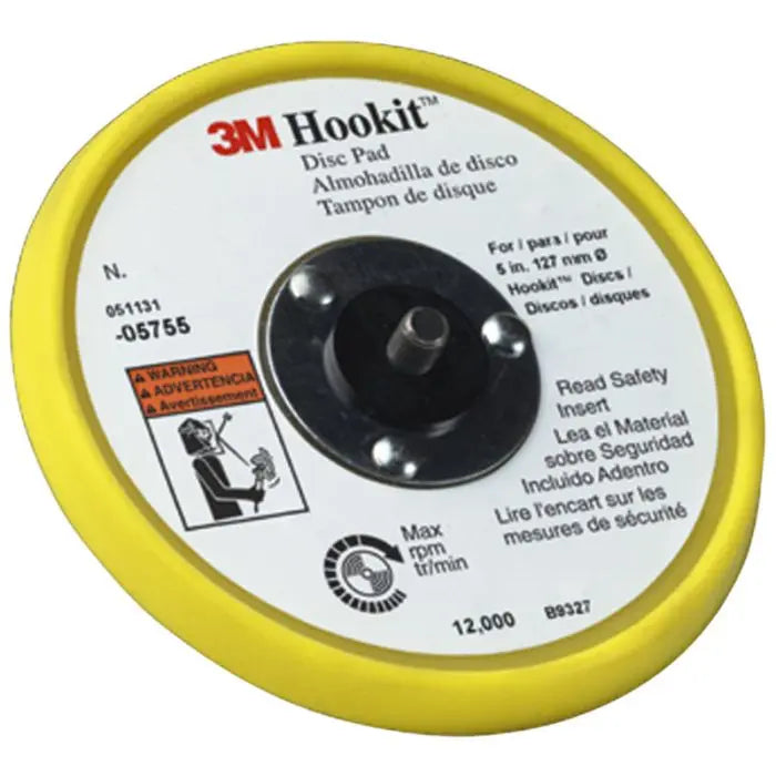3M™ Hookit™ Low Profile Disc Pad 28852, 5 in x 3/8 in x 5/16-24 External, 10 per case