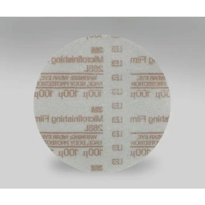 3M™ Hookit™ Microfinishing Film Disc 268L, Type D, 6 in x NH 100 Micron, 500 per case