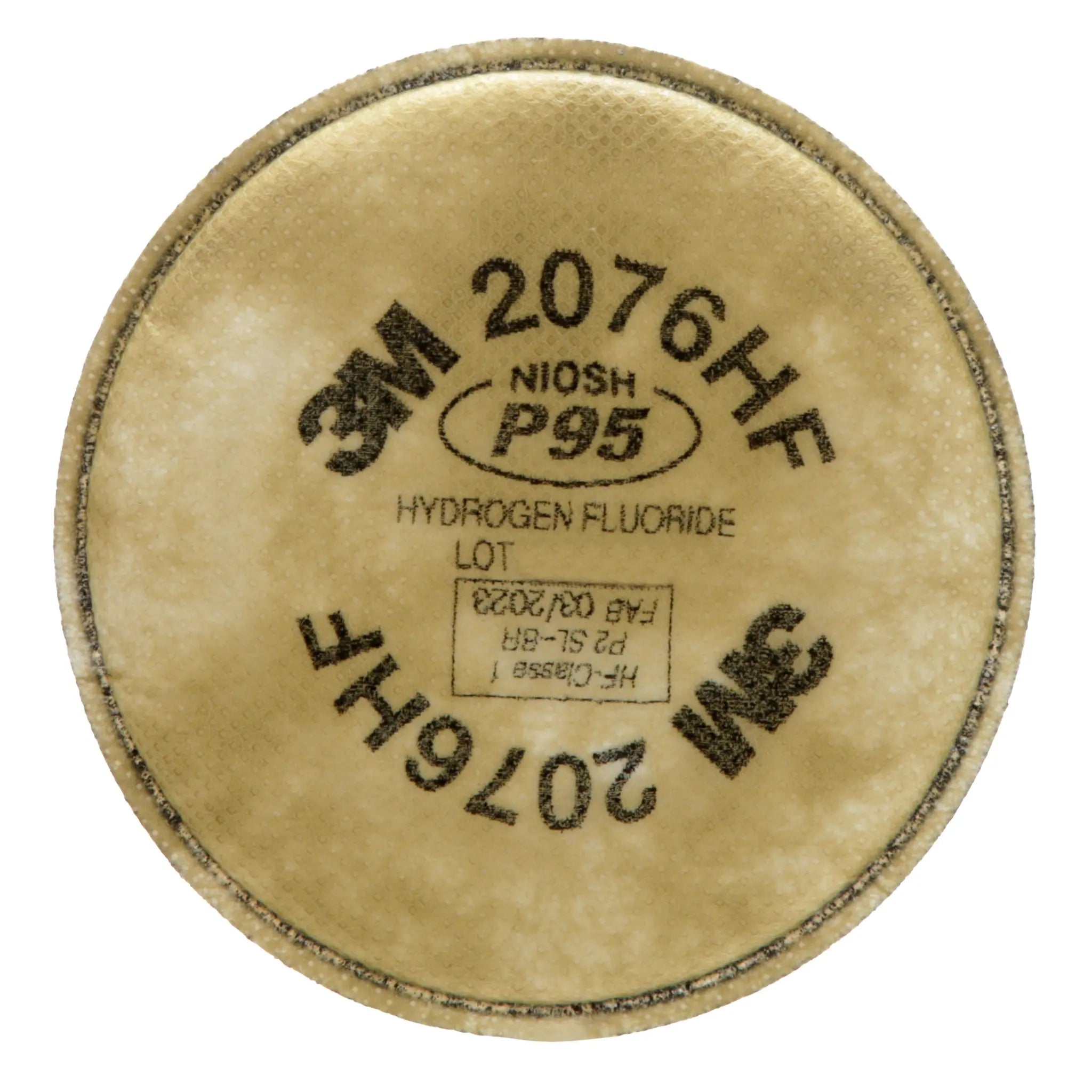 3M™ Particulate Cartridge 2076HF, Hydrogen Fluoride/P95, with Nuisance Level Acid Gas Relief, Main Image